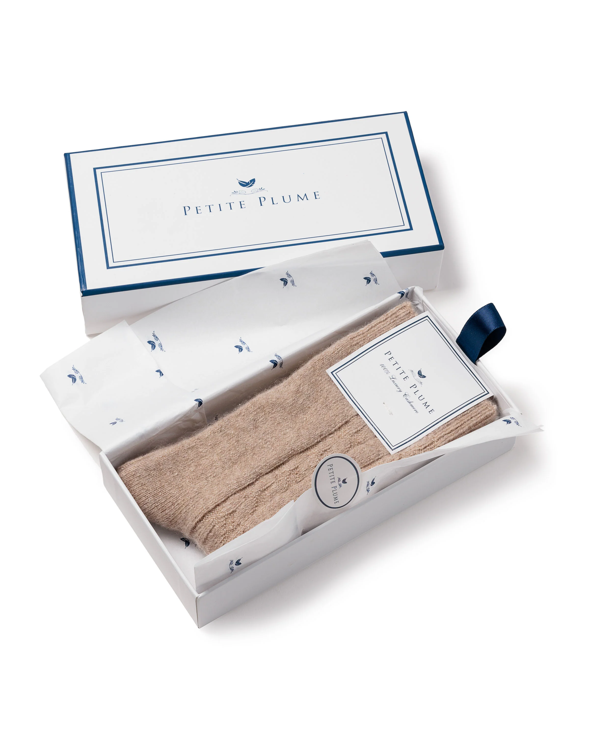 Men's Cashmere Socks in Camel - Image 2