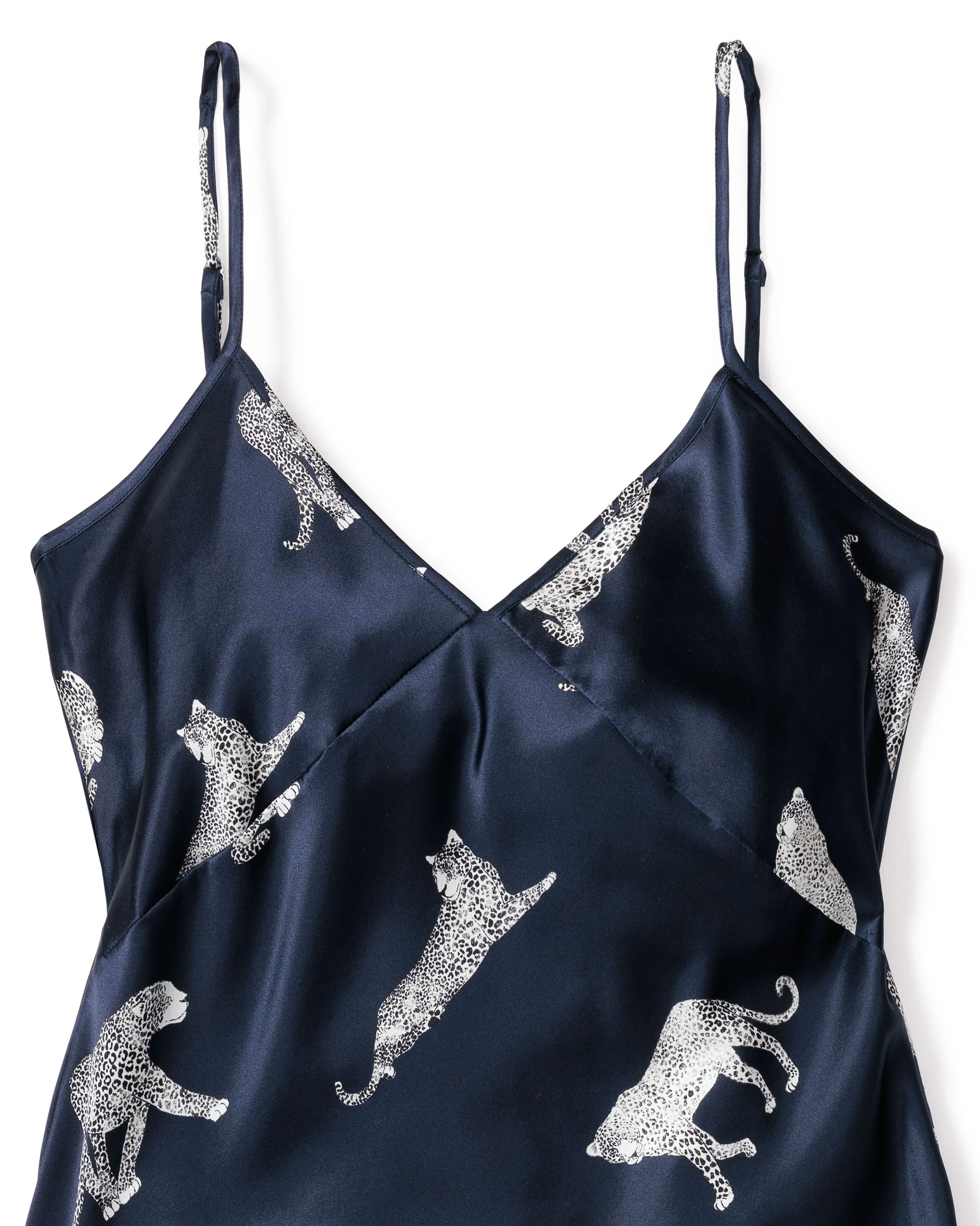 Women's Silk Cami Short Set in Panthère de Nuit - Image 4