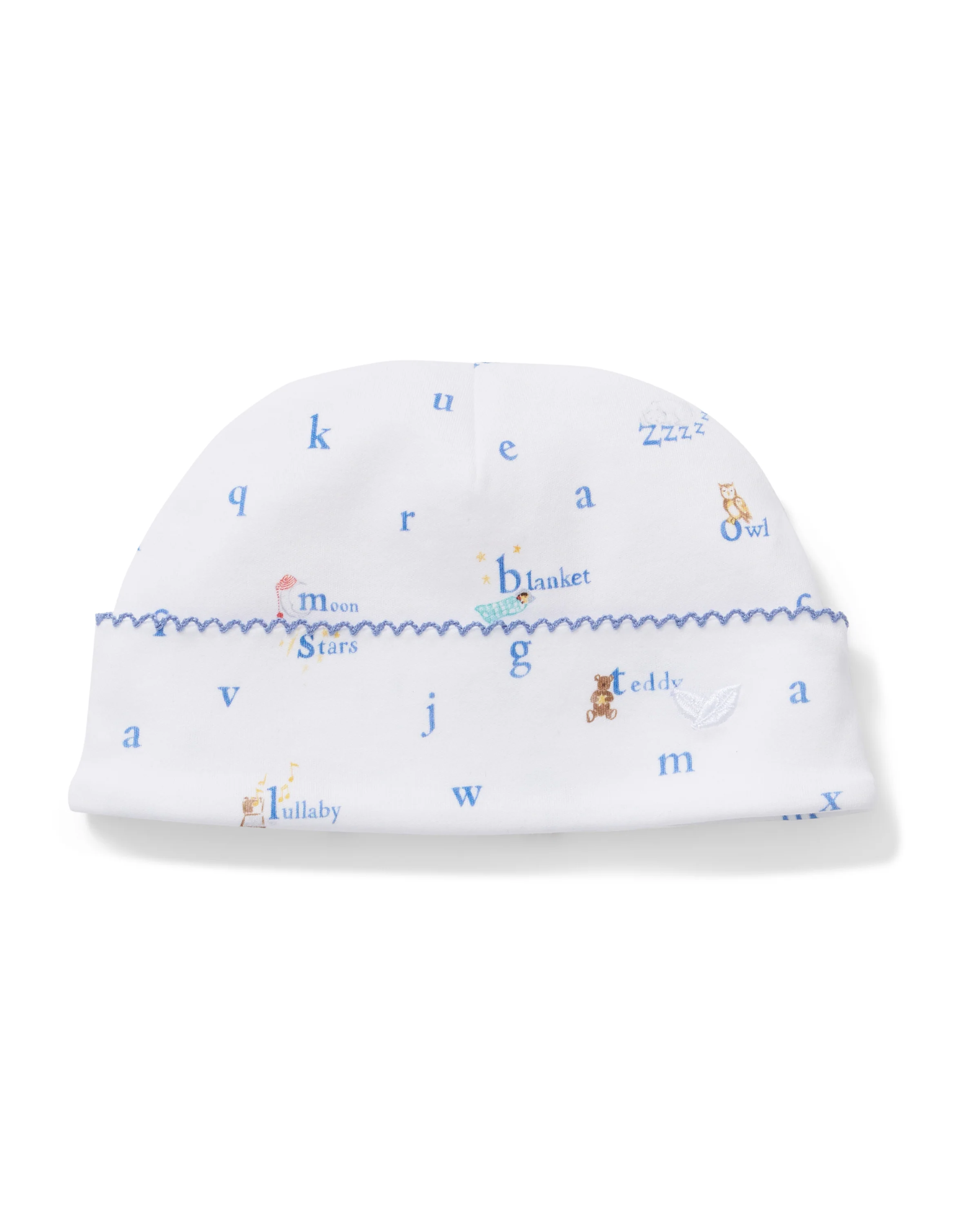 Baby's Pima Hat in Letters and Lullabies