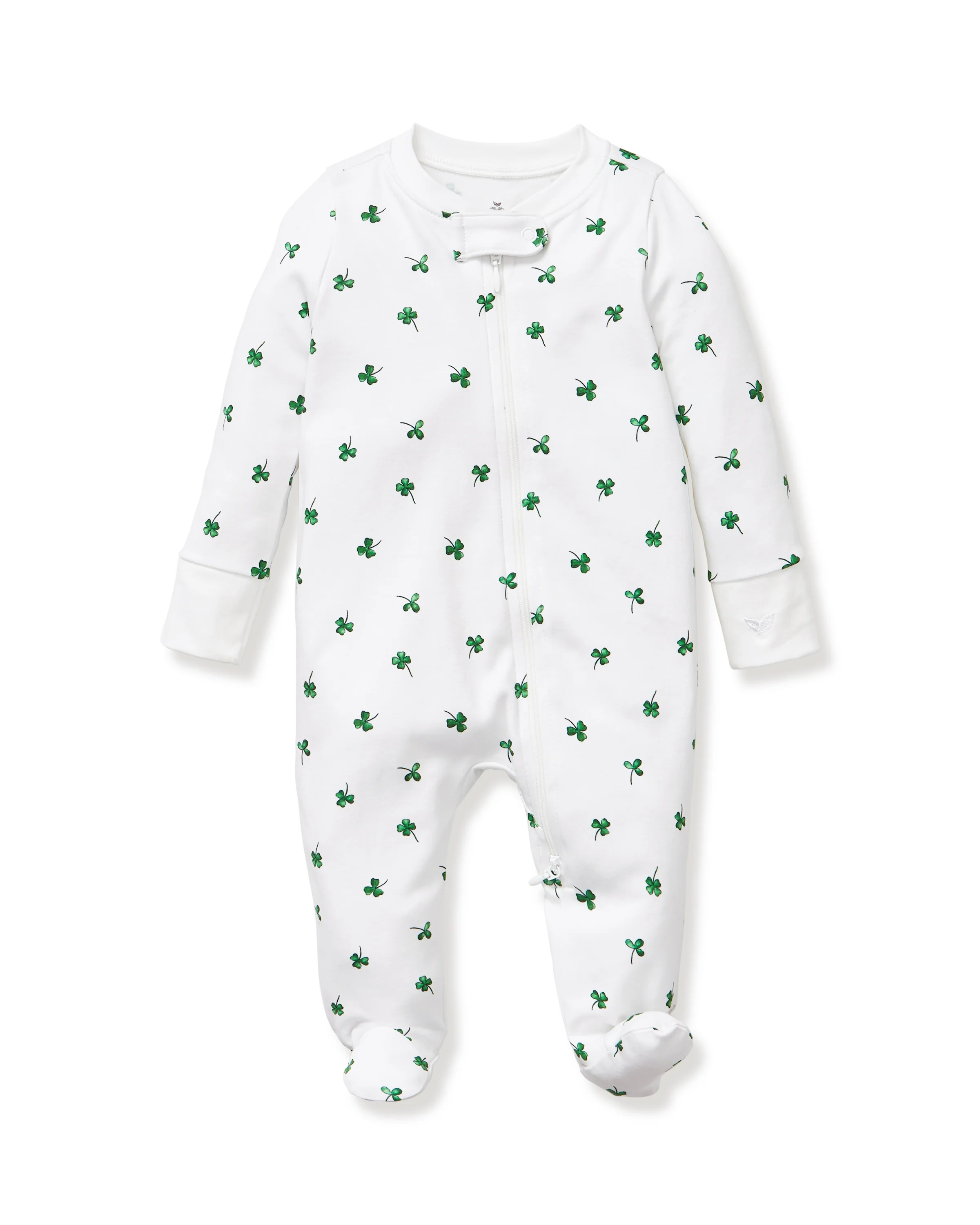 Baby's Pima Romper in Shamrocks