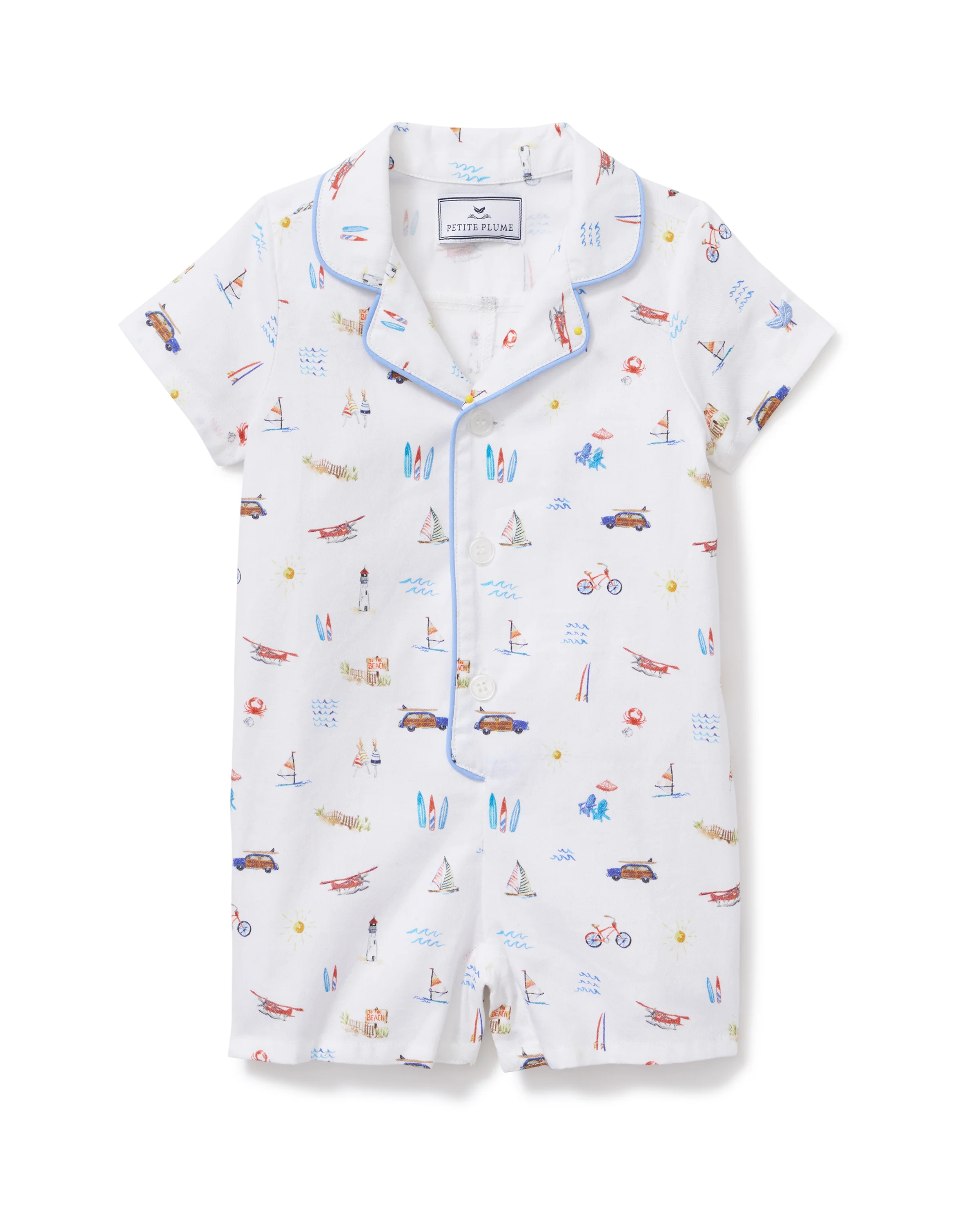 Baby's Twill Summer Romper in Summer Nostalgia - Image 5