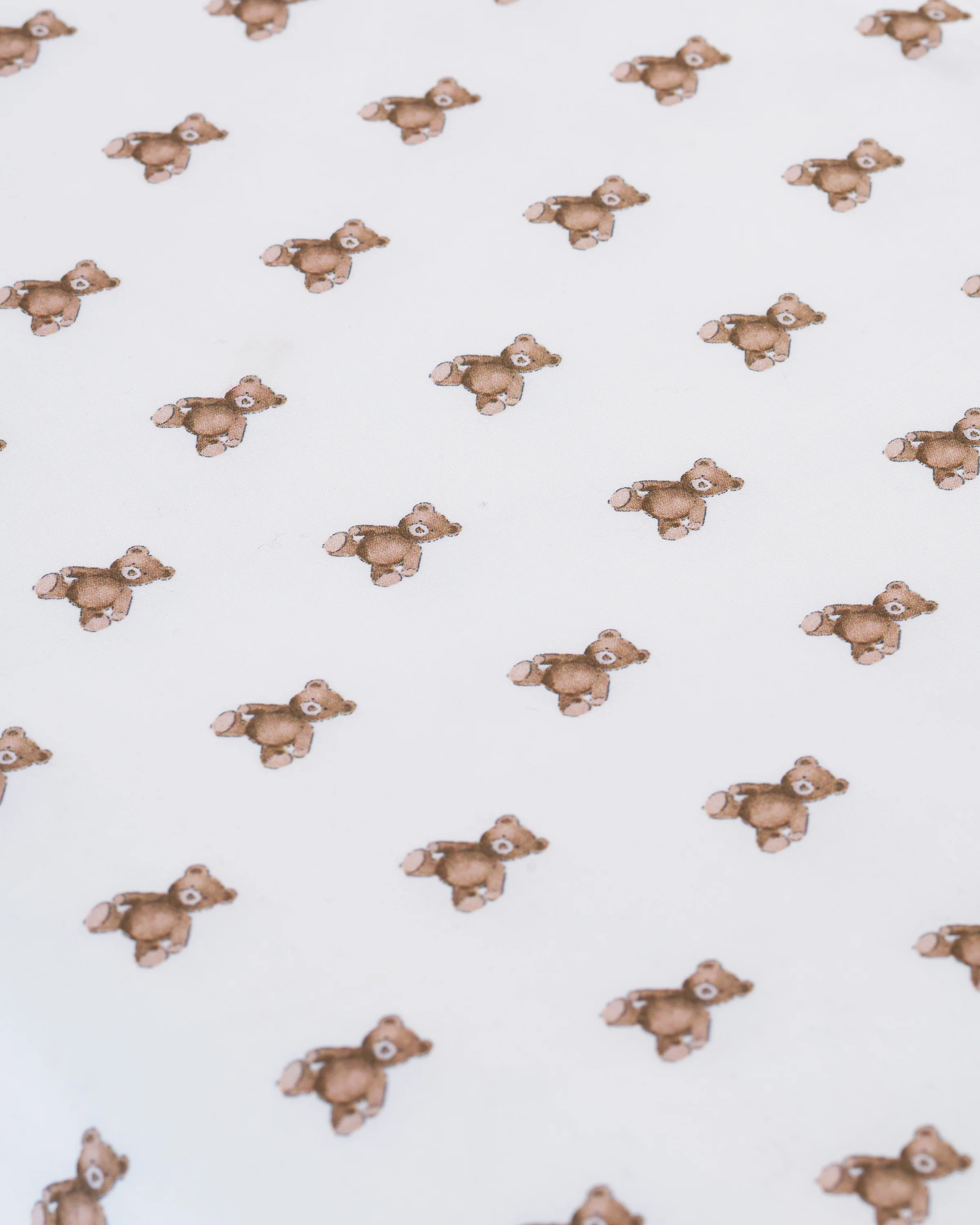 Luxe Premium Percale Bed Sheets in Teddy Tales - Image 2