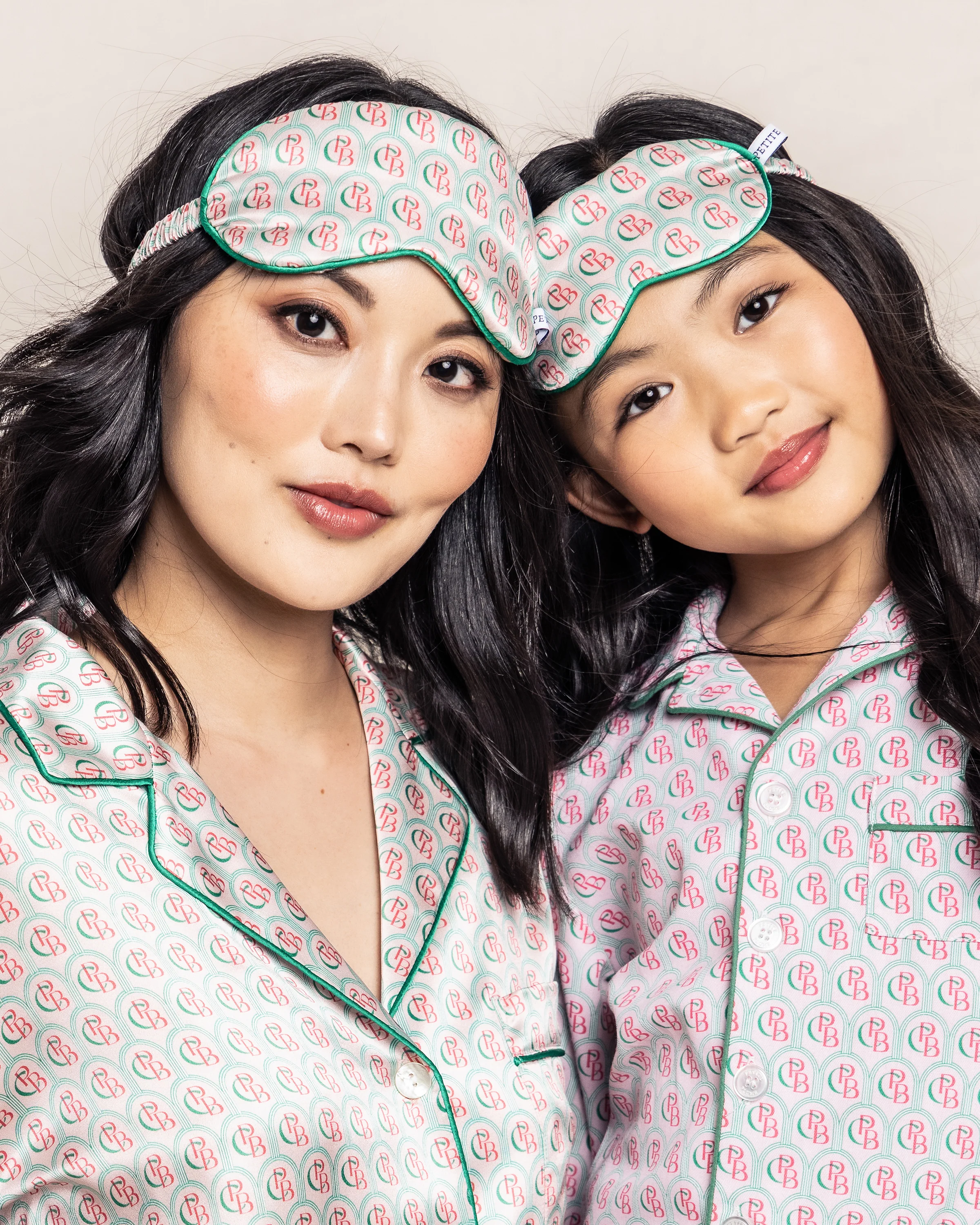 Colony Hotel x Petite Plume Kid's Silk Sleep Mask in Exclusive Print - Image 2