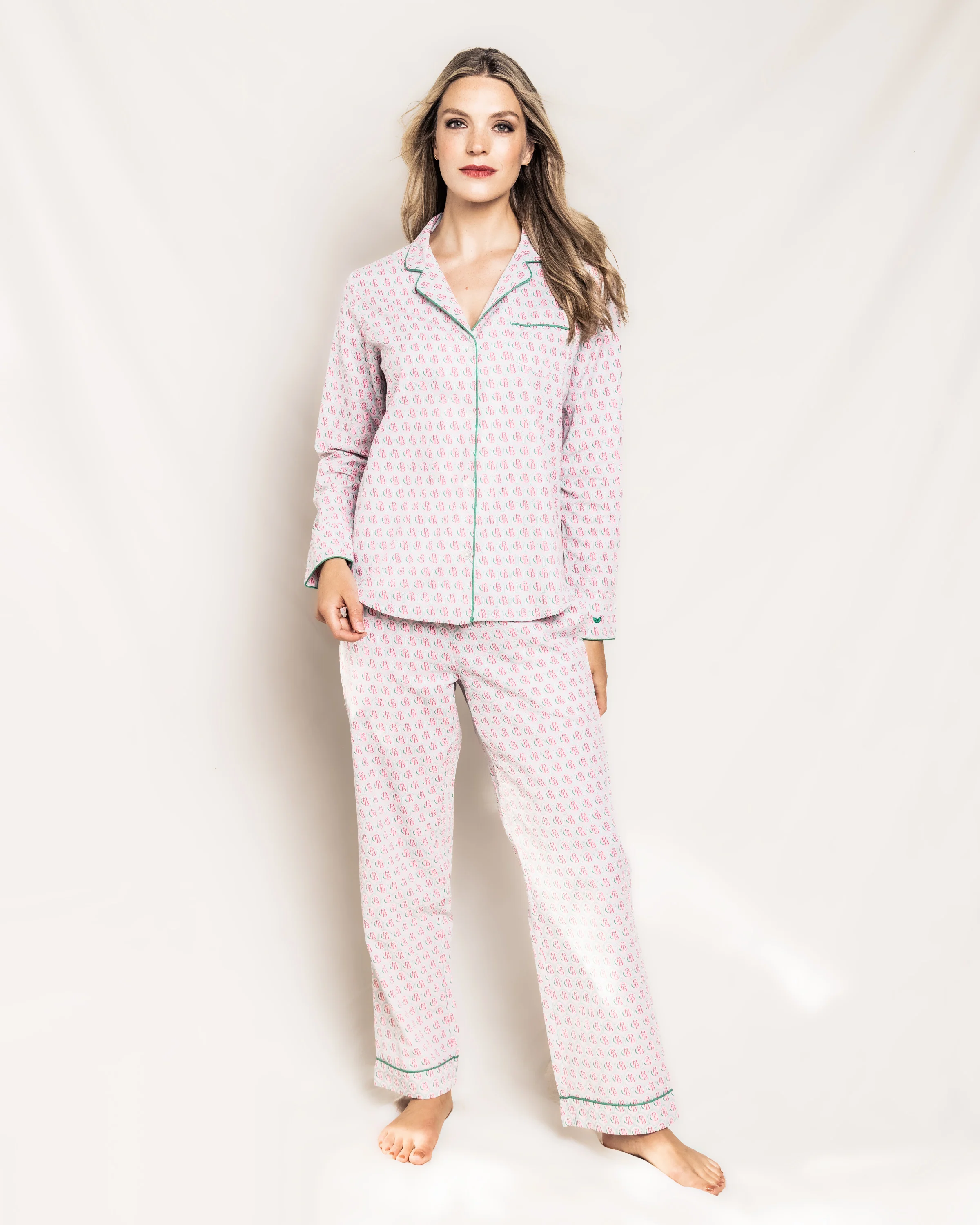 Colony Hotel x Petite Plume Women's Twill Pajama Set in Exclusive Print - Image 2