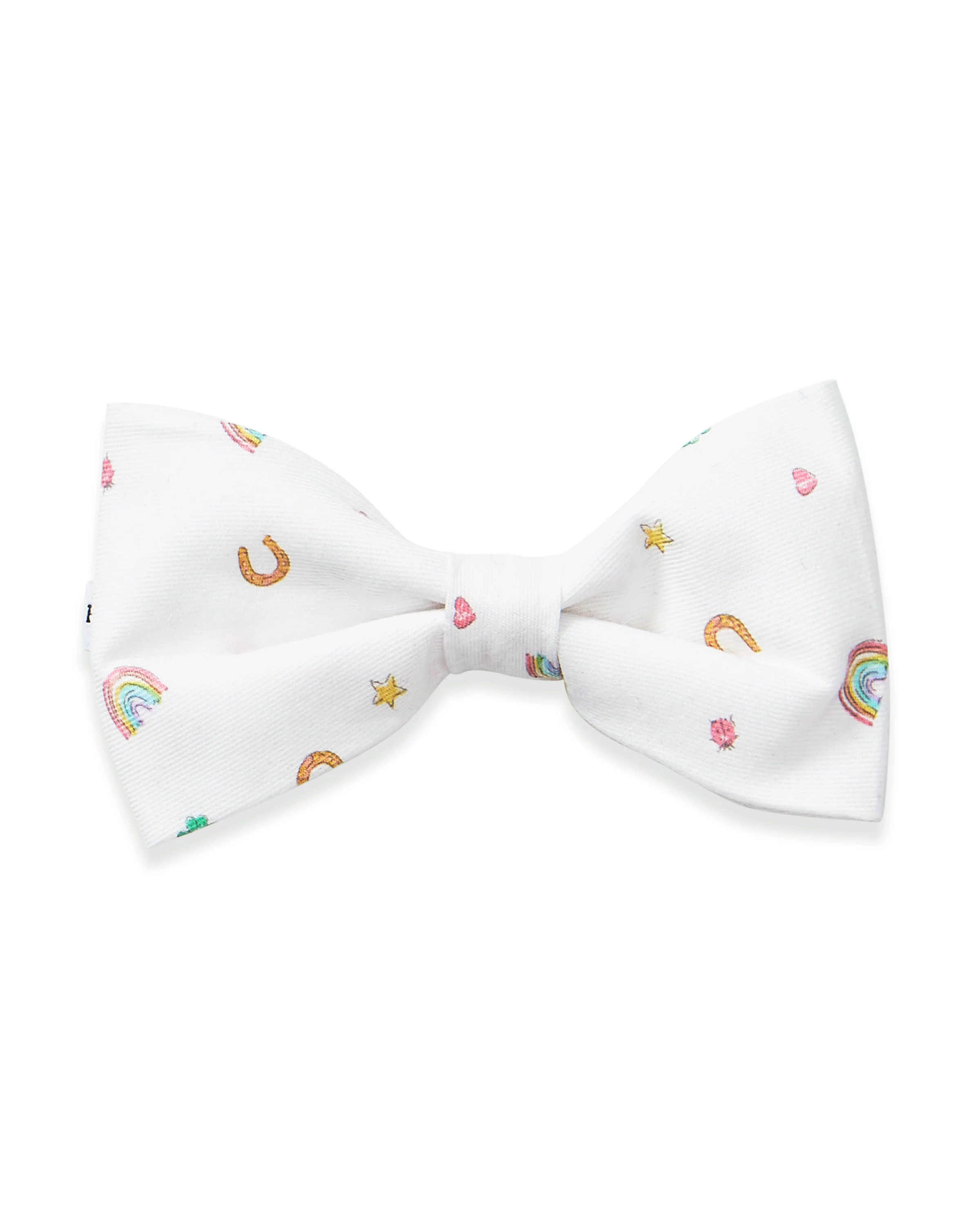 Twill Dog Bow Tie in Good Luck Charms