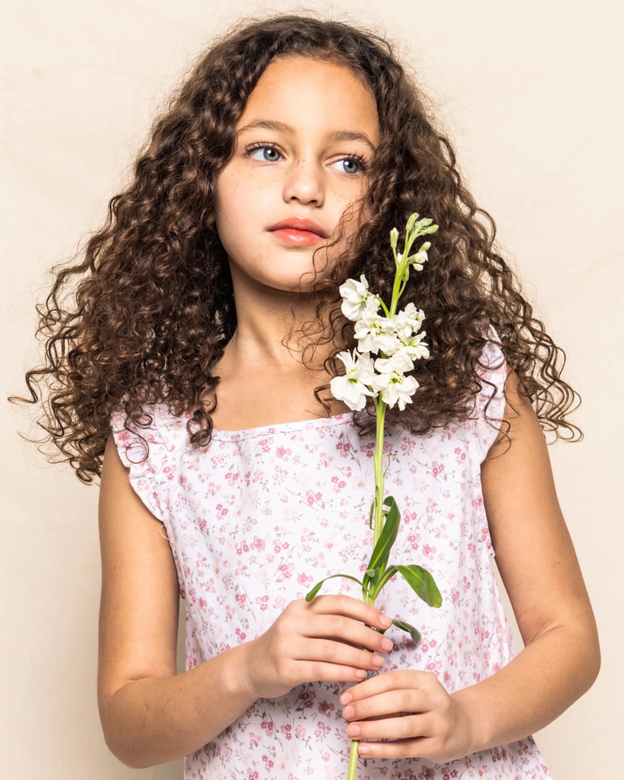 Girl's Twill Amelie Short Set in Dorset Floral - Image 3
