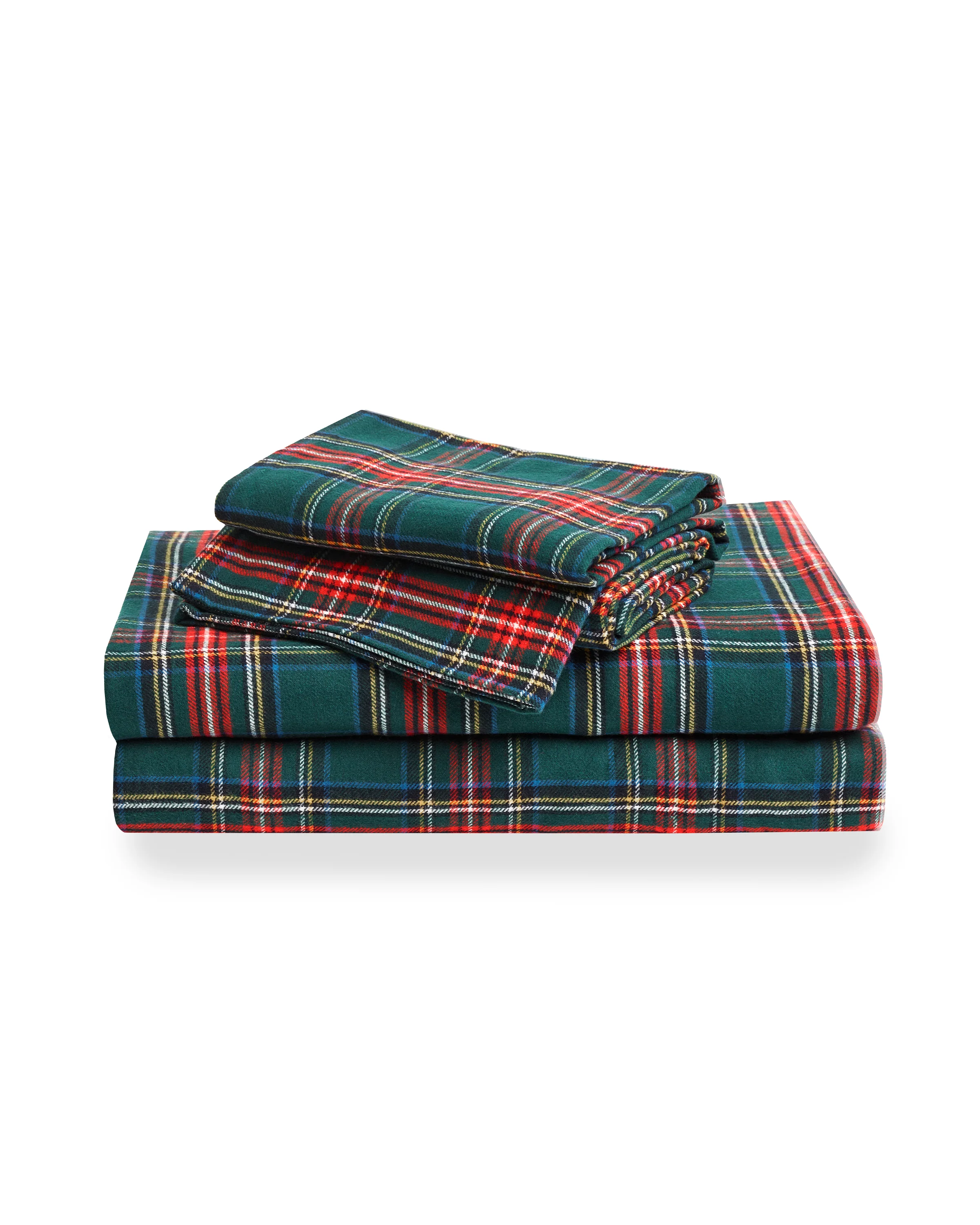 Flannel Bed Sheet Set in Kensington Tartan