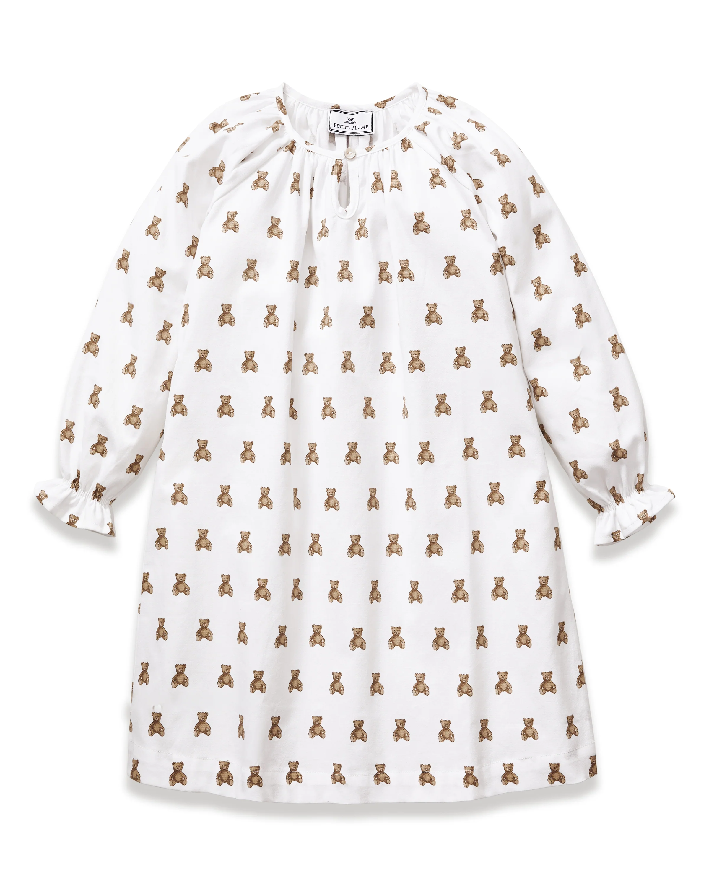 Girl's Twill Delphine Nightgown in Teddy Tales - Image 7
