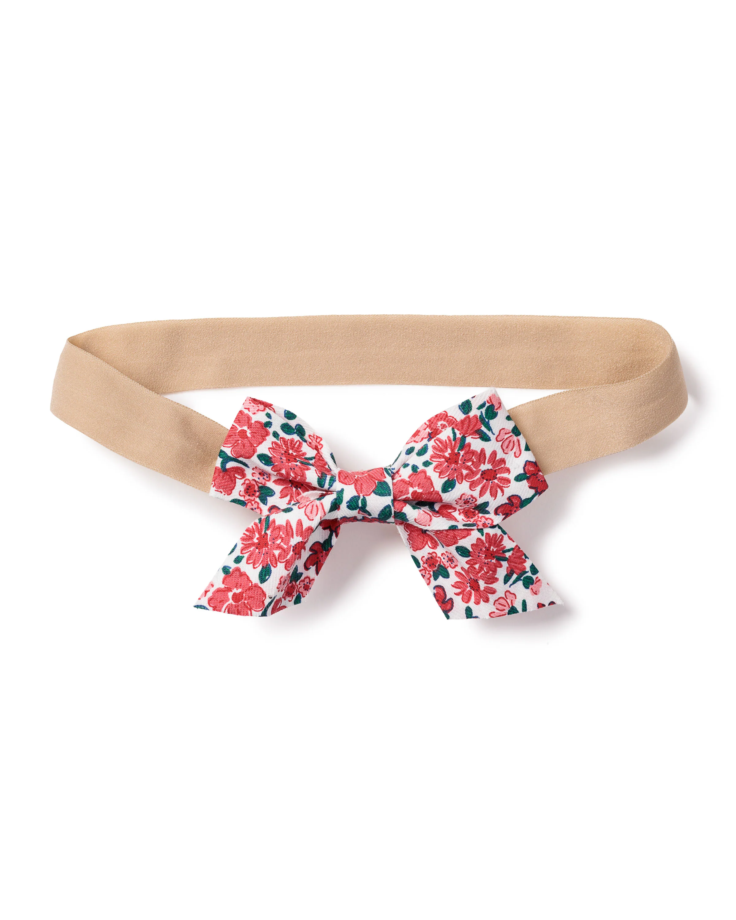 Girl's Twill Hair Bows in Fleurs des Bois - Image 4