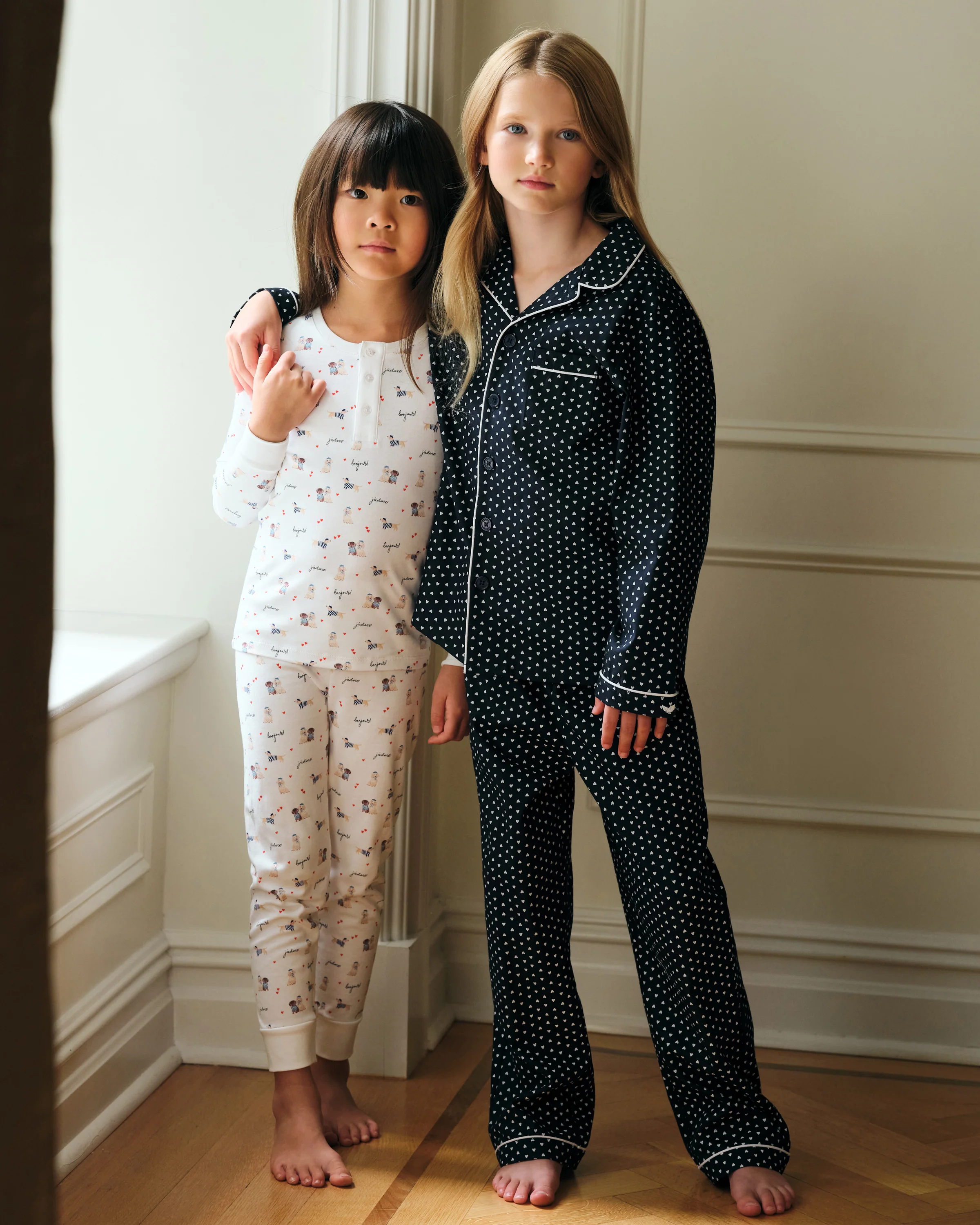 Kid's Pima Snug Fit Pajama Set in Le Woof - Image 6