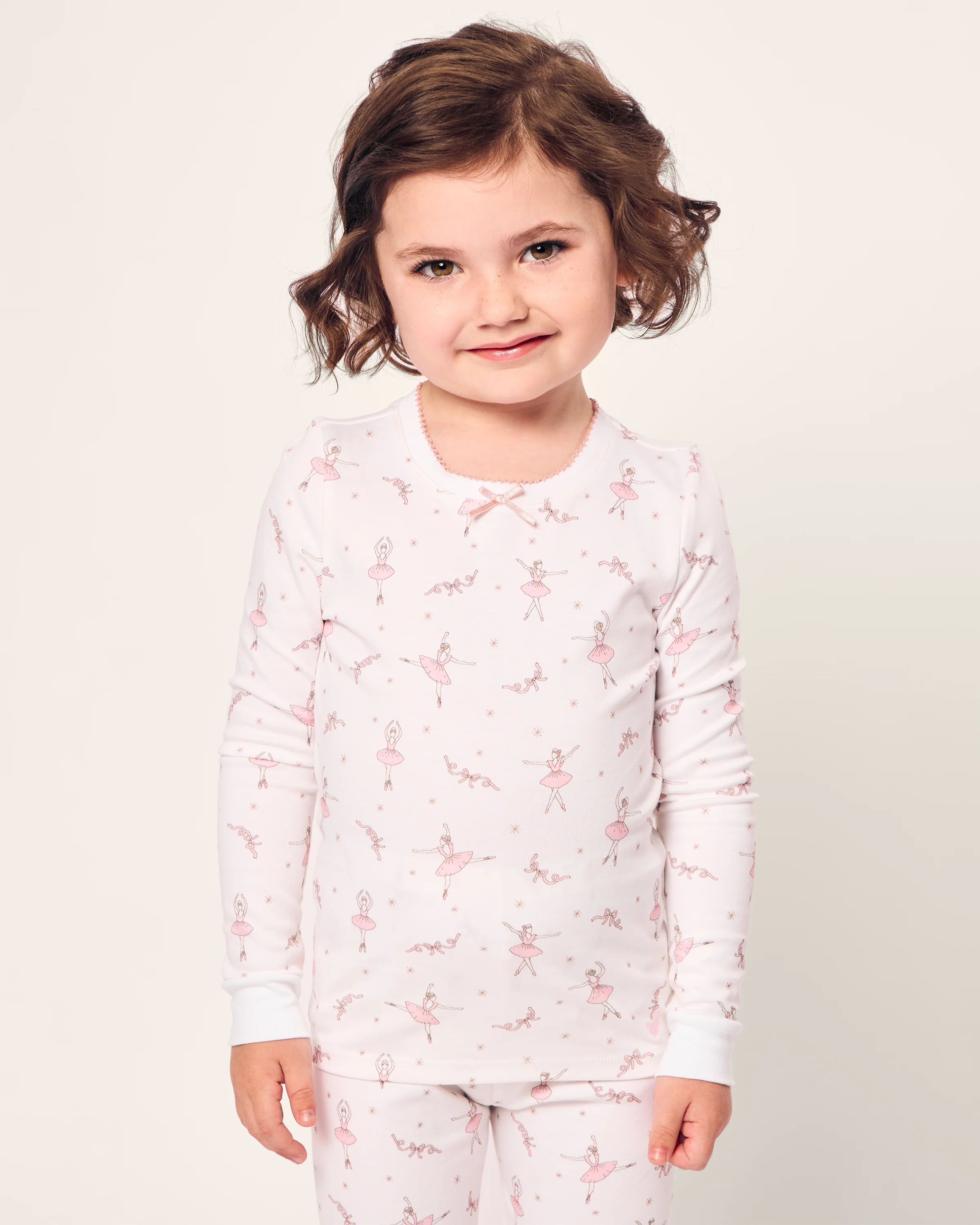 Kid's Pima Snug Fit Pajama Set in Sugar Plum Fairy - Image 5