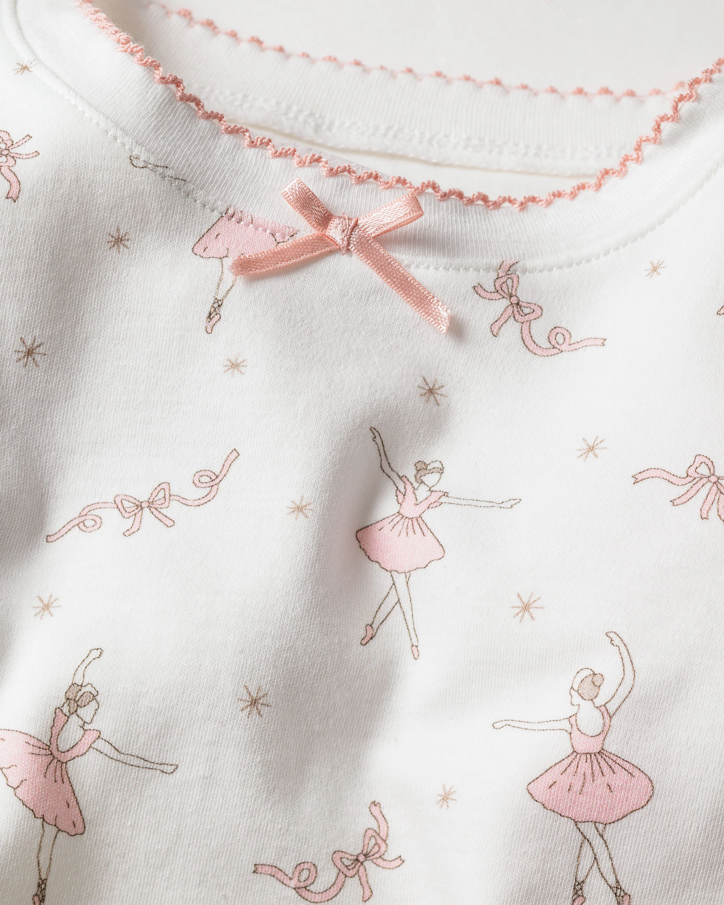 Kid's Pima Snug Fit Pajama Set in Sugar Plum Fairy - Image 6