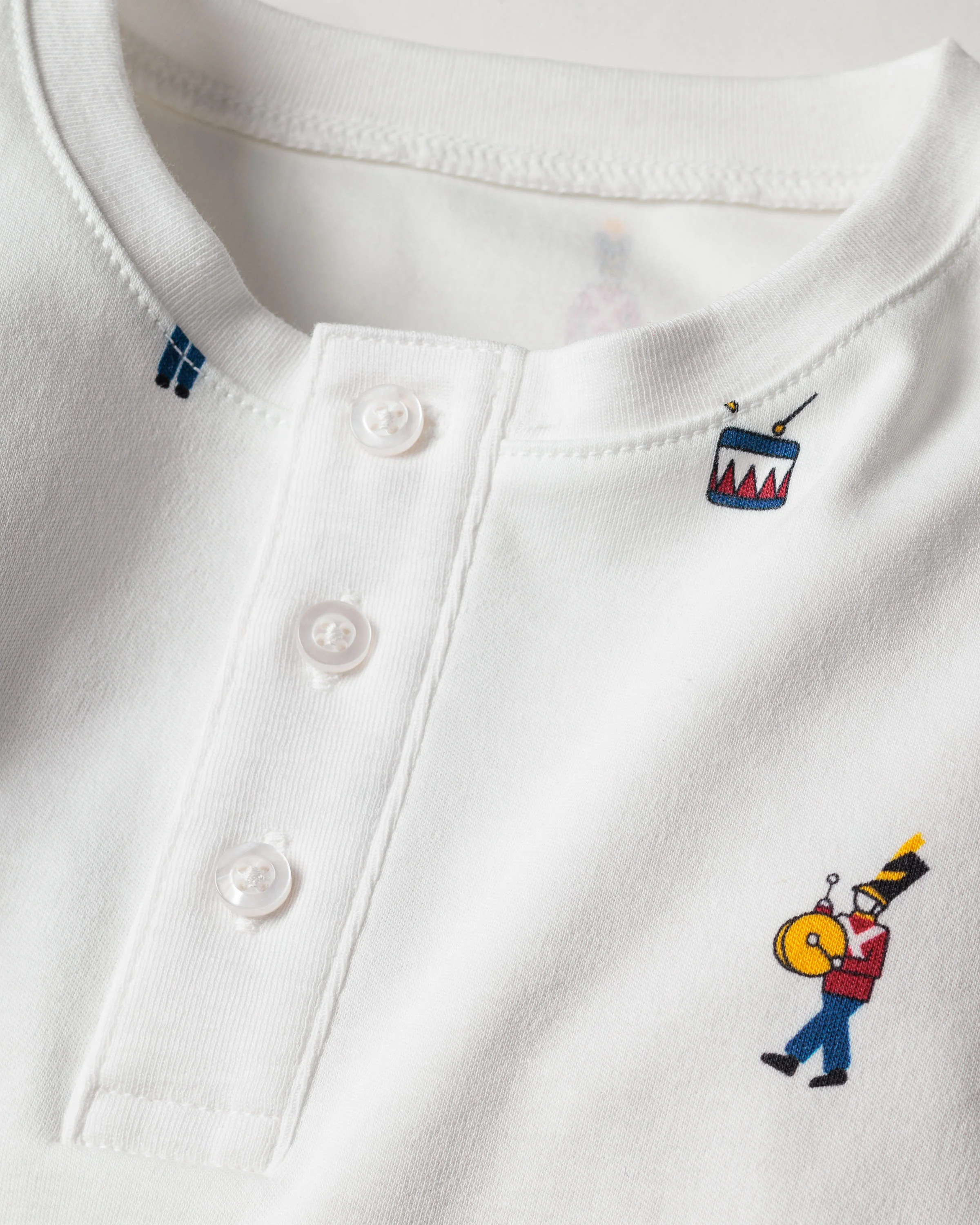 Kid's Pima Snug Fit Pajama Set in Toy Soldier - Image 7