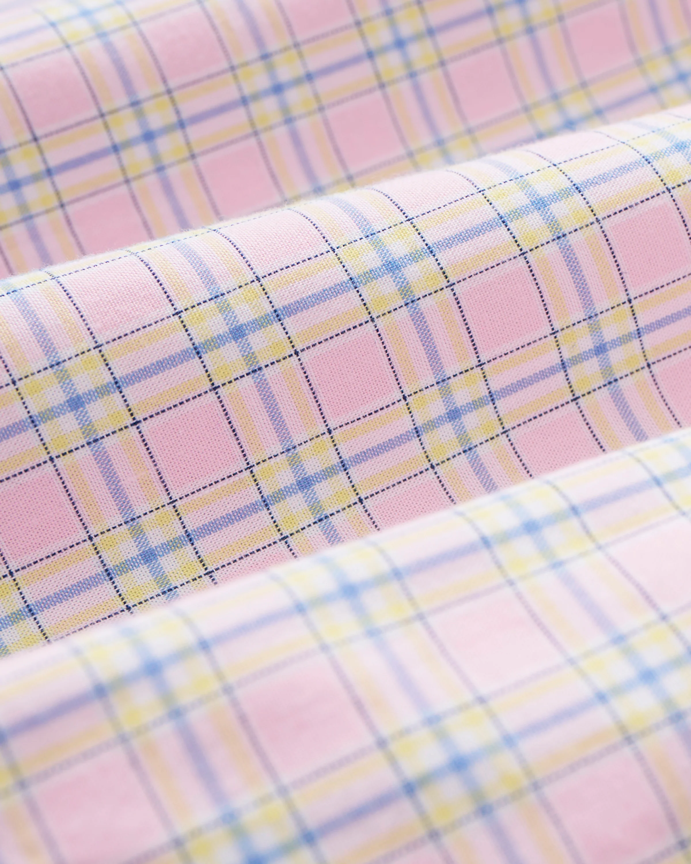 Kid's Twill Colette Pajama Set in Peony Plaid - Image 9