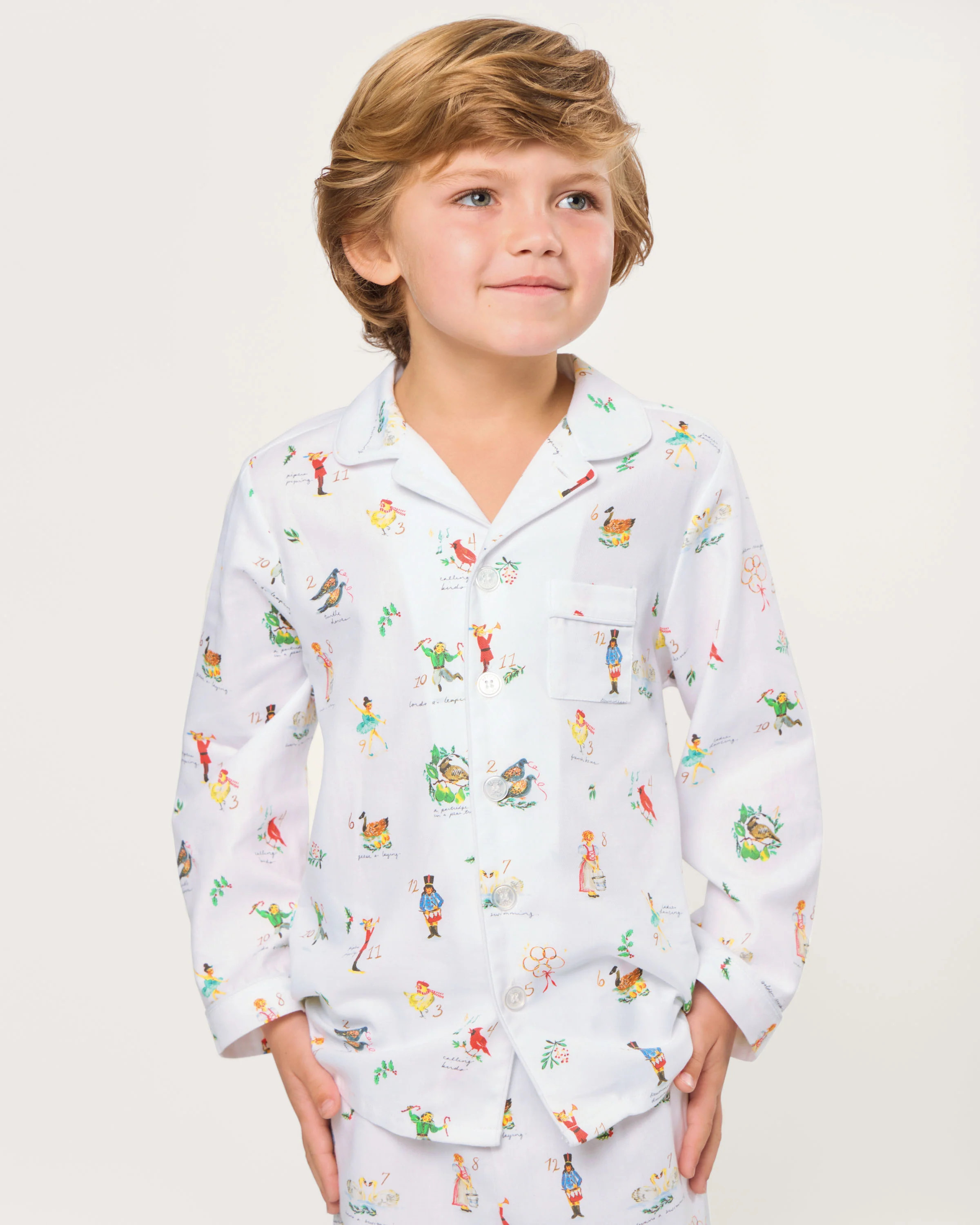 Kid's Twill Pajama Set in 12 Days of Christmas - Image 3