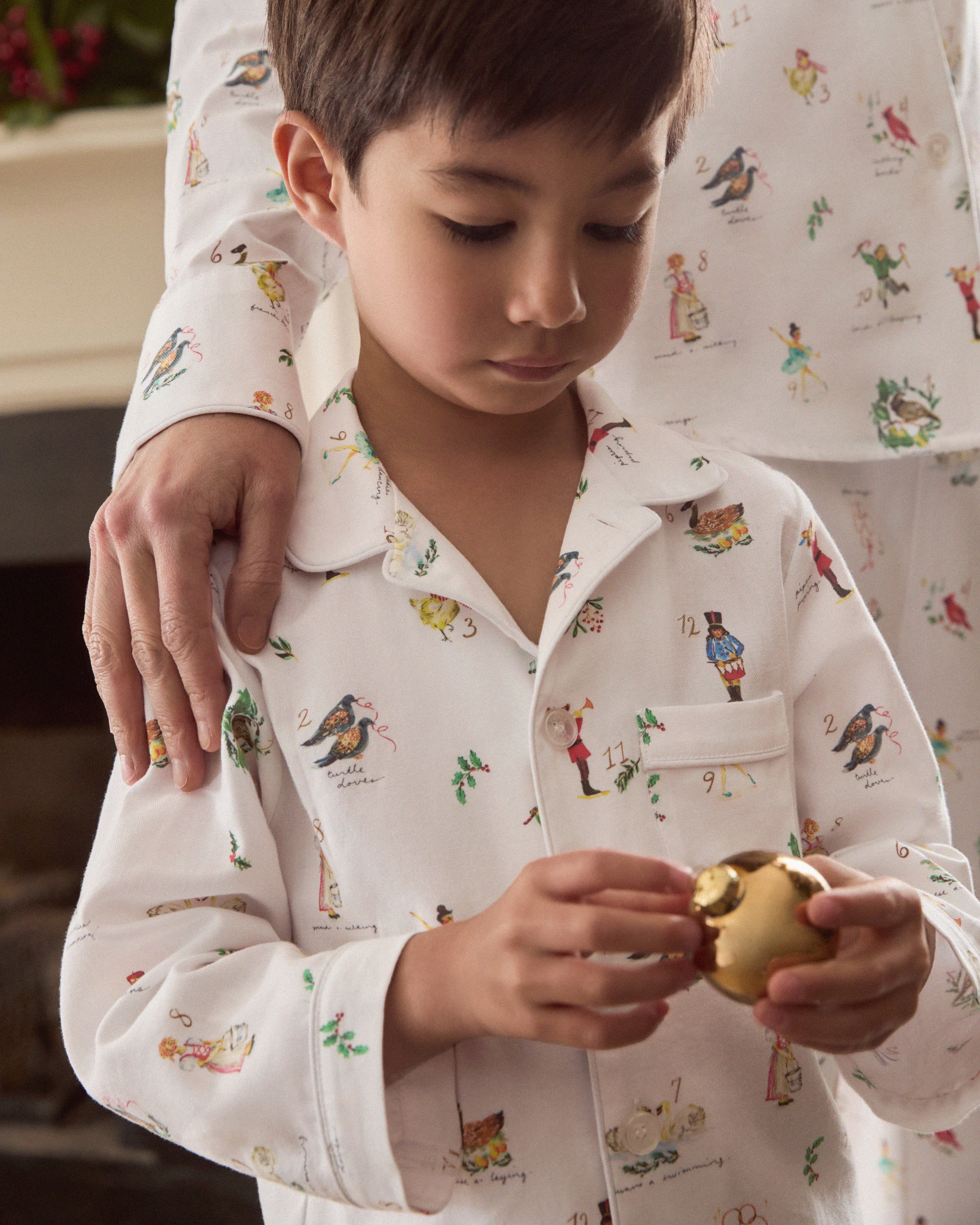 Kid's Twill Pajama Set in 12 Days of Christmas - Image 6