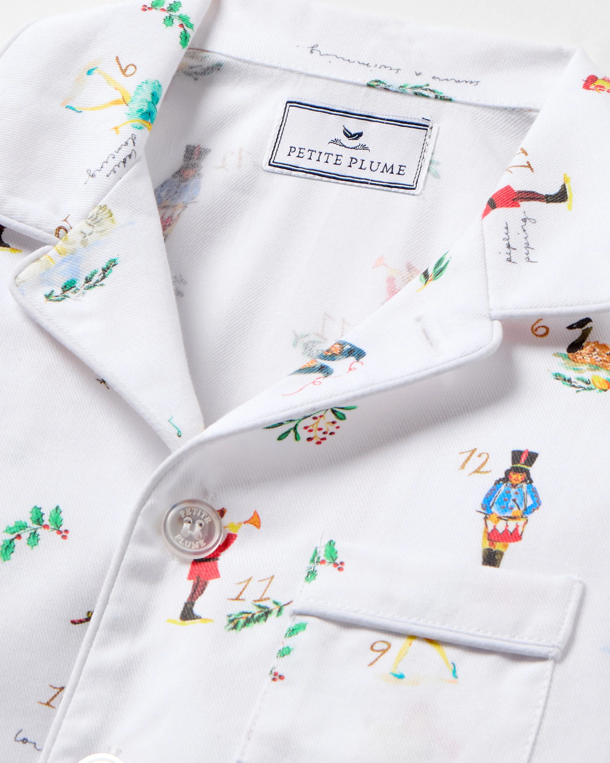 Kid's Twill Pajama Set in 12 Days of Christmas - Image 8
