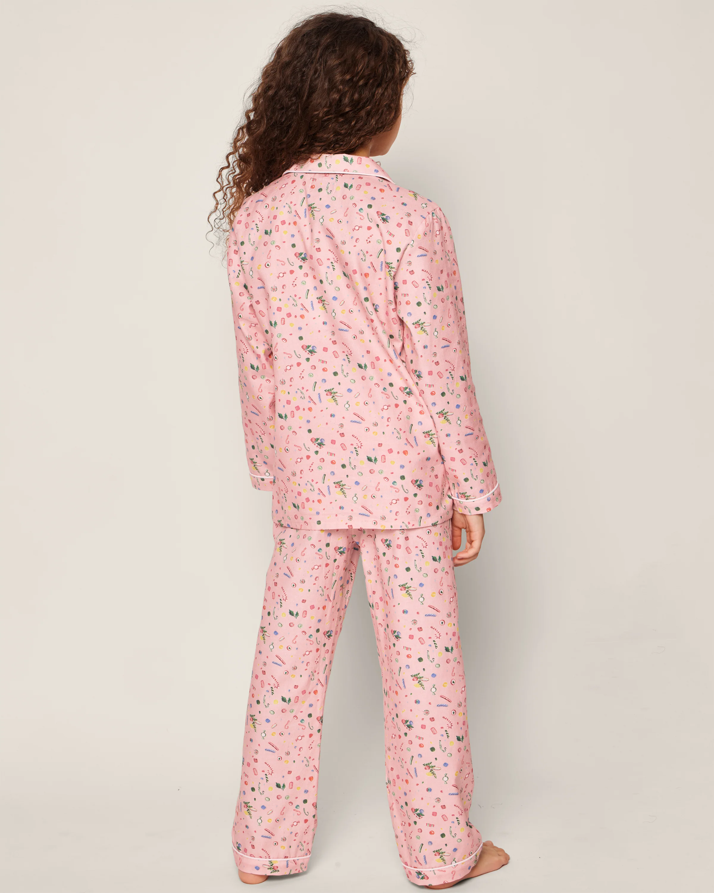 Kid's Twill Pajama Set in Vintage Sweets - Image 4