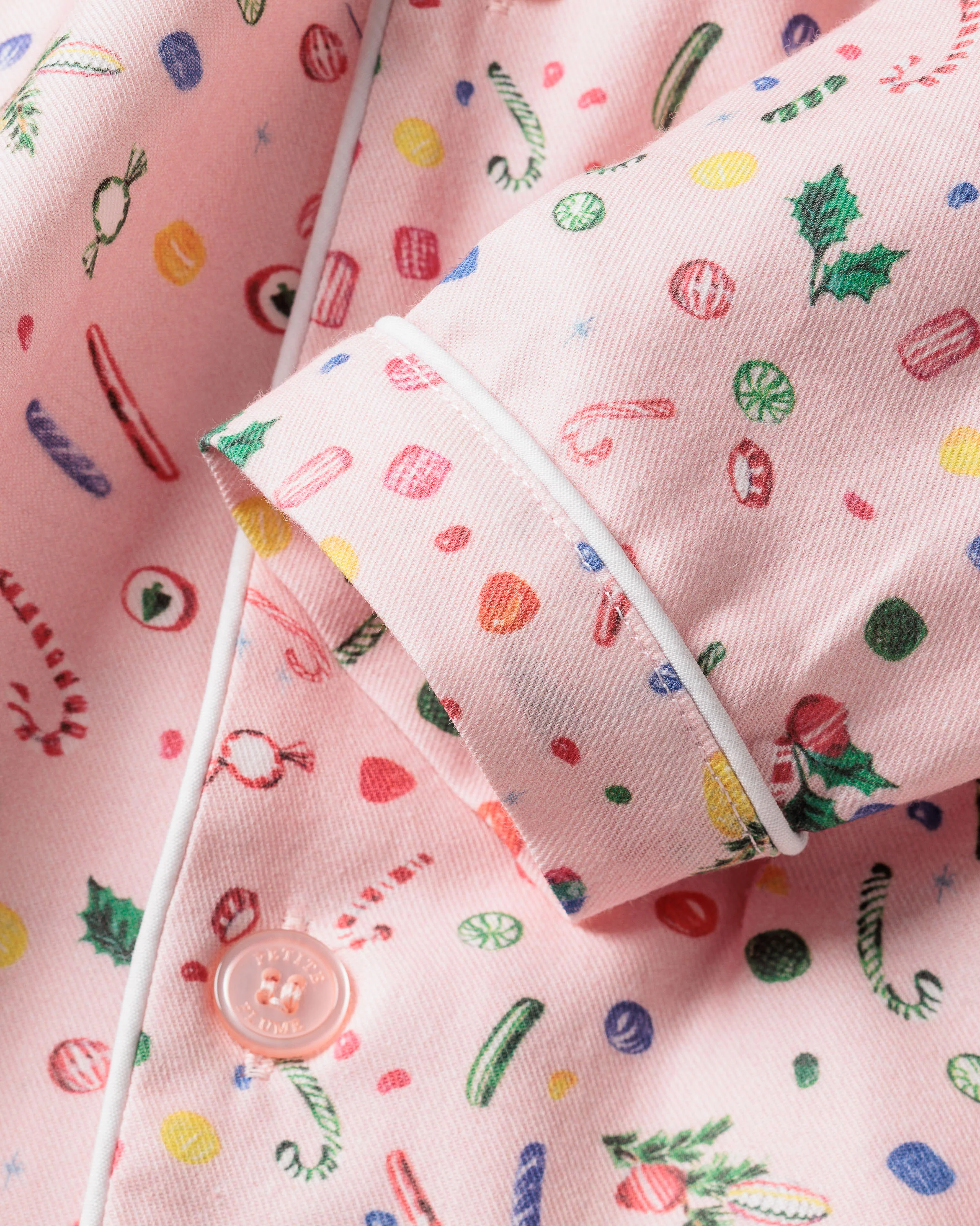 Kid's Twill Pajama Set in Vintage Sweets - Image 7