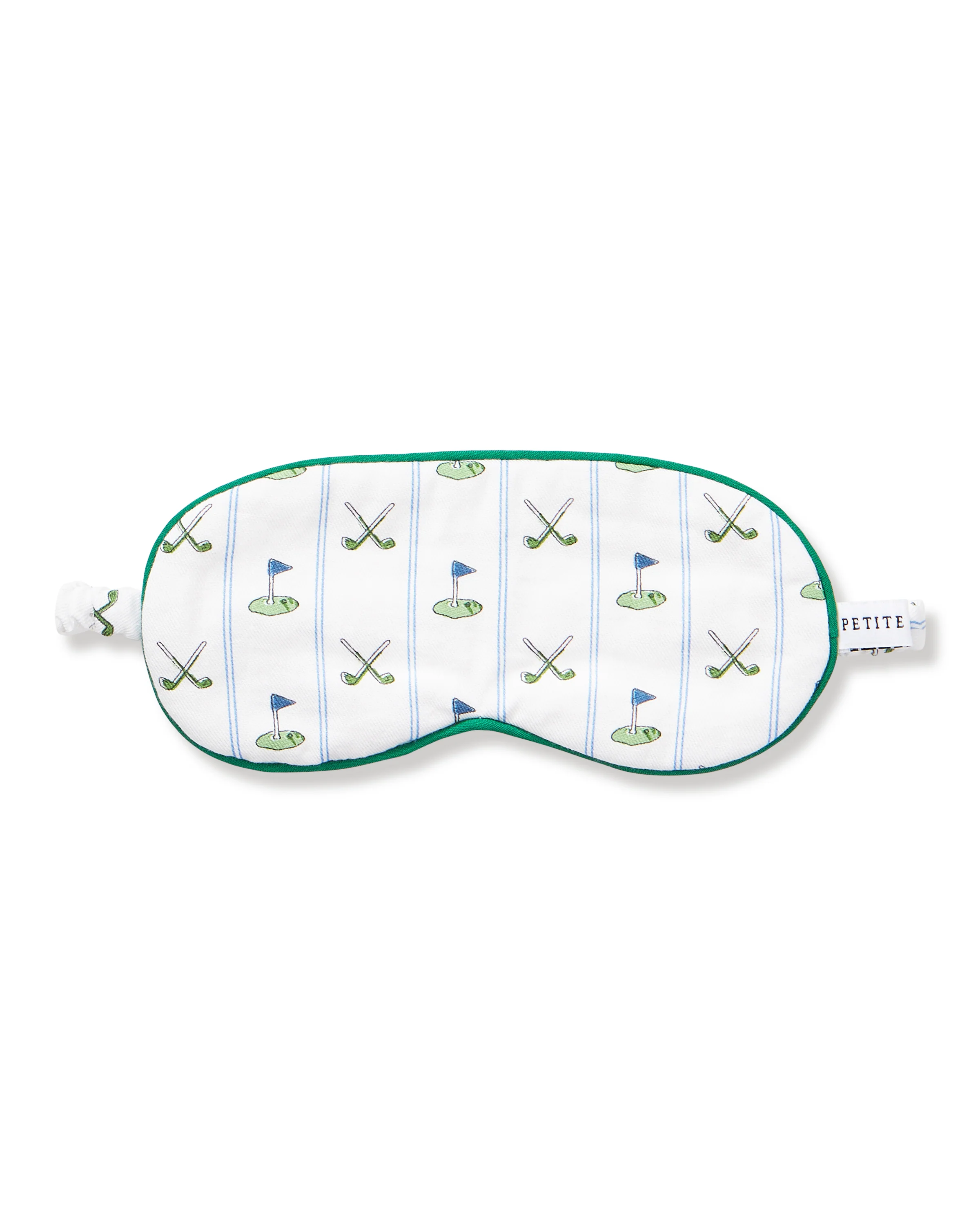 Kid's Twill Sleep Mask in Fairway Stripe - Image 2
