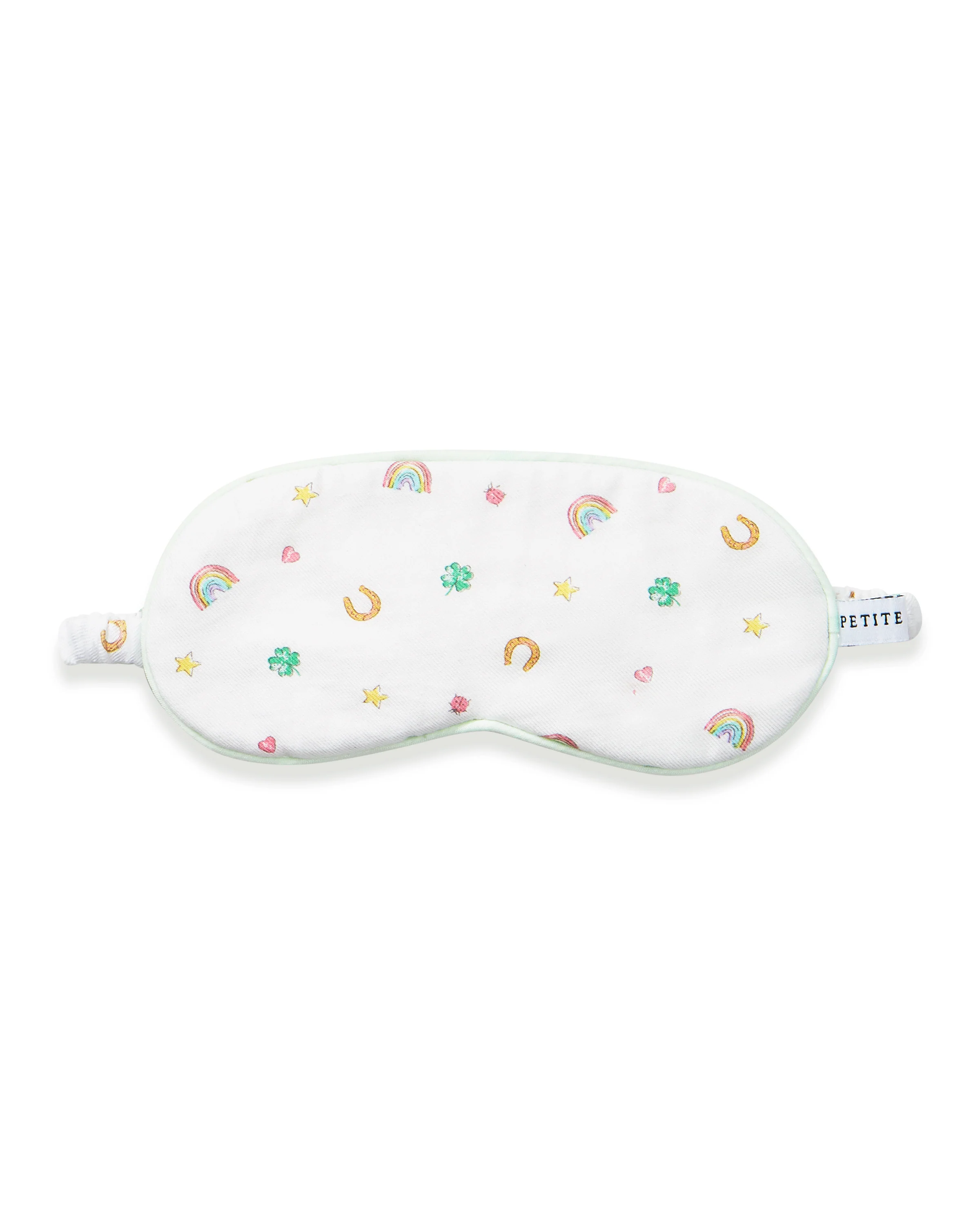 Kid's Twill Sleep Mask in Good Luck Charms