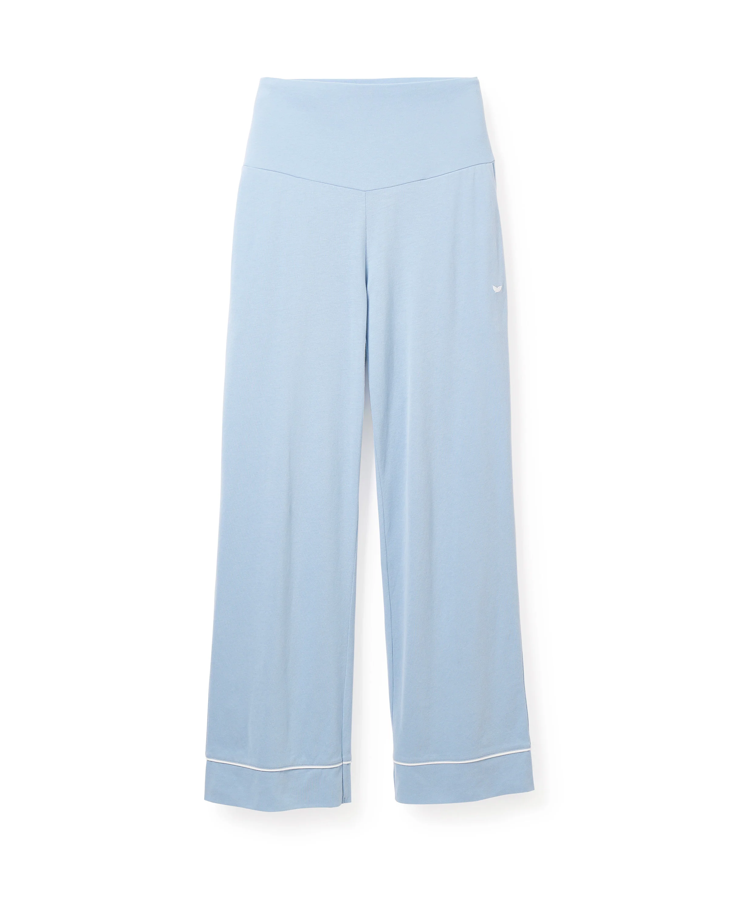 Women's Pima Maternity Pants in Periwinkle