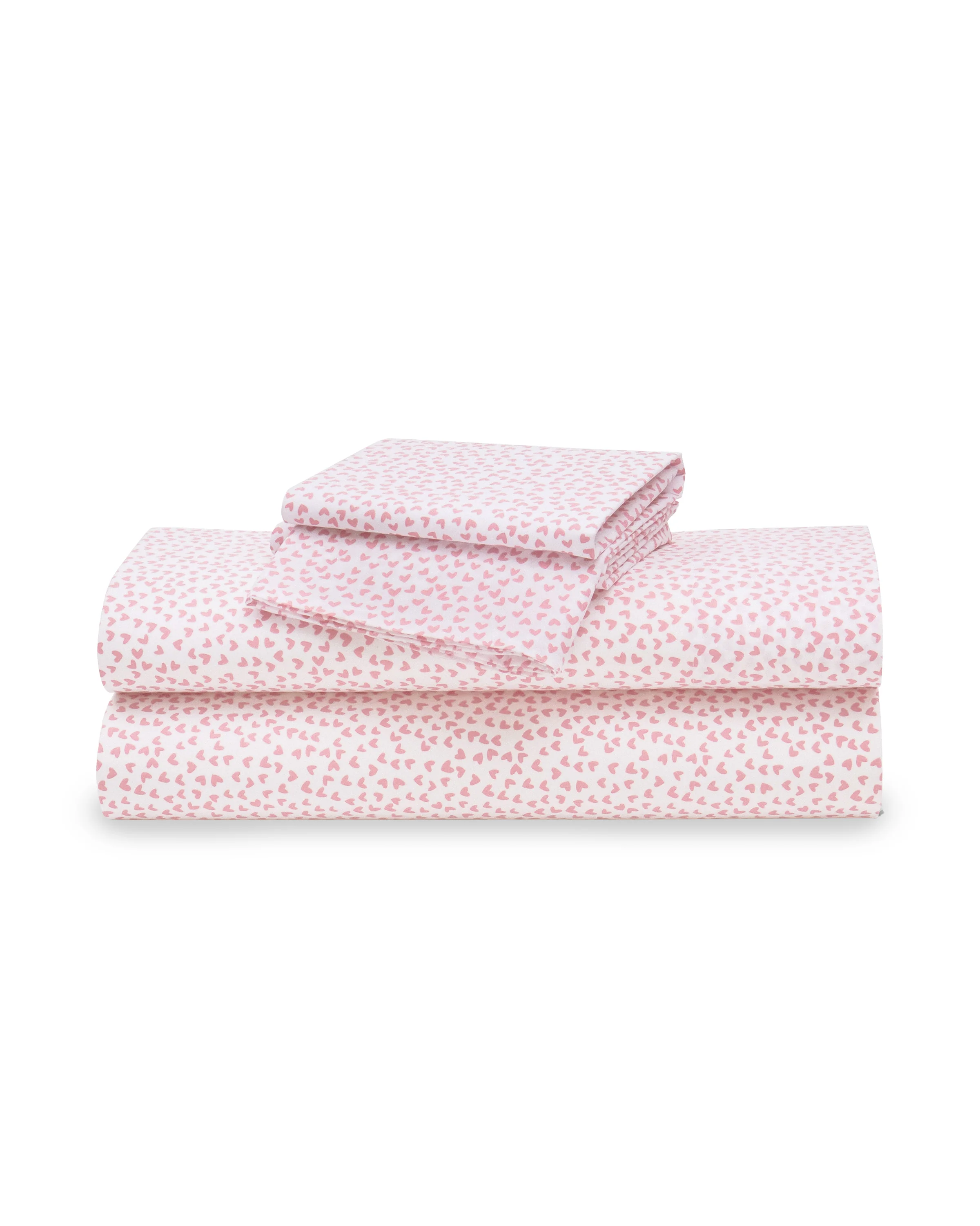 Luxe Premium Percale Bed Sheets in Sweethearts