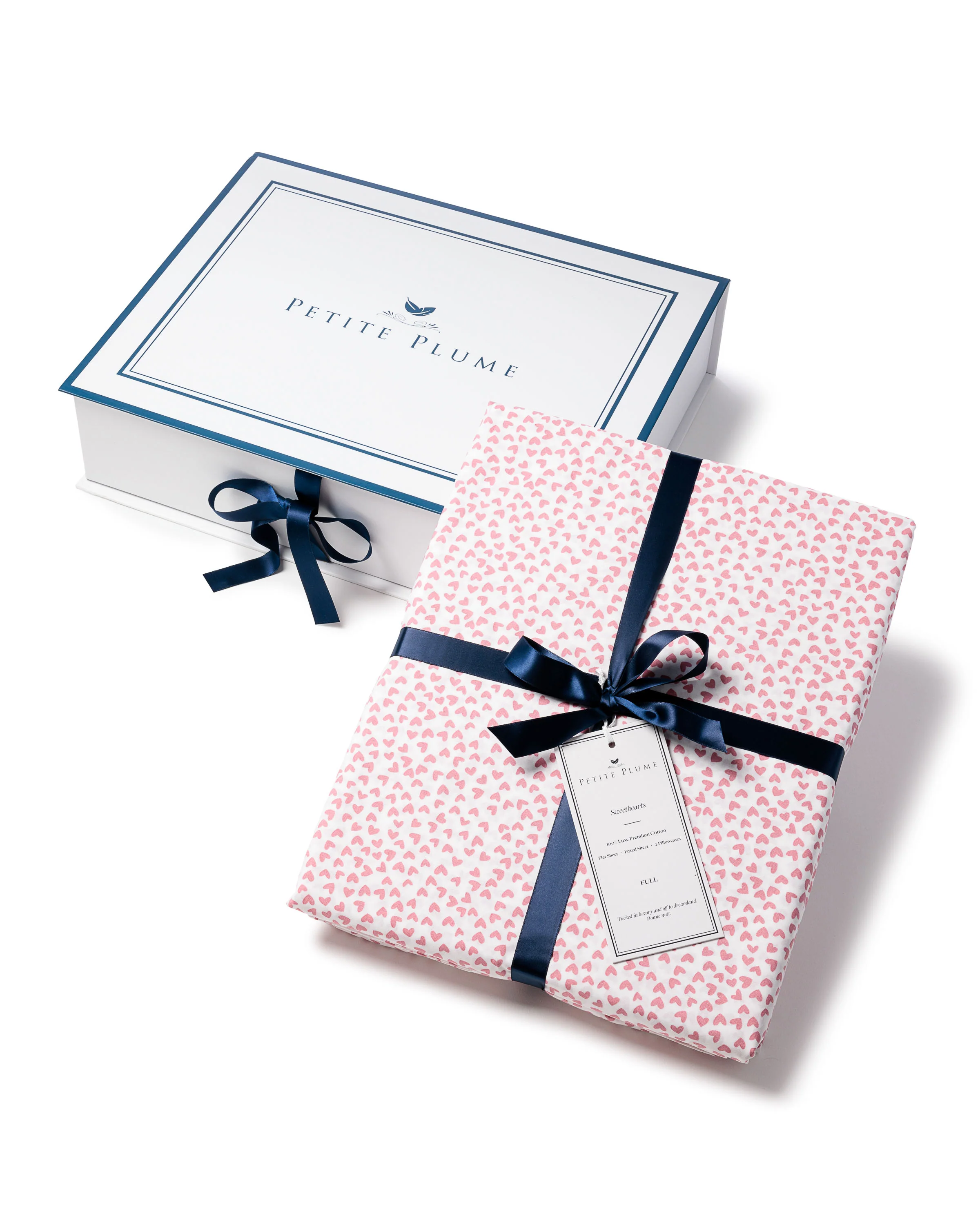Luxe Premium Percale Bed Sheets in Sweethearts - Image 5