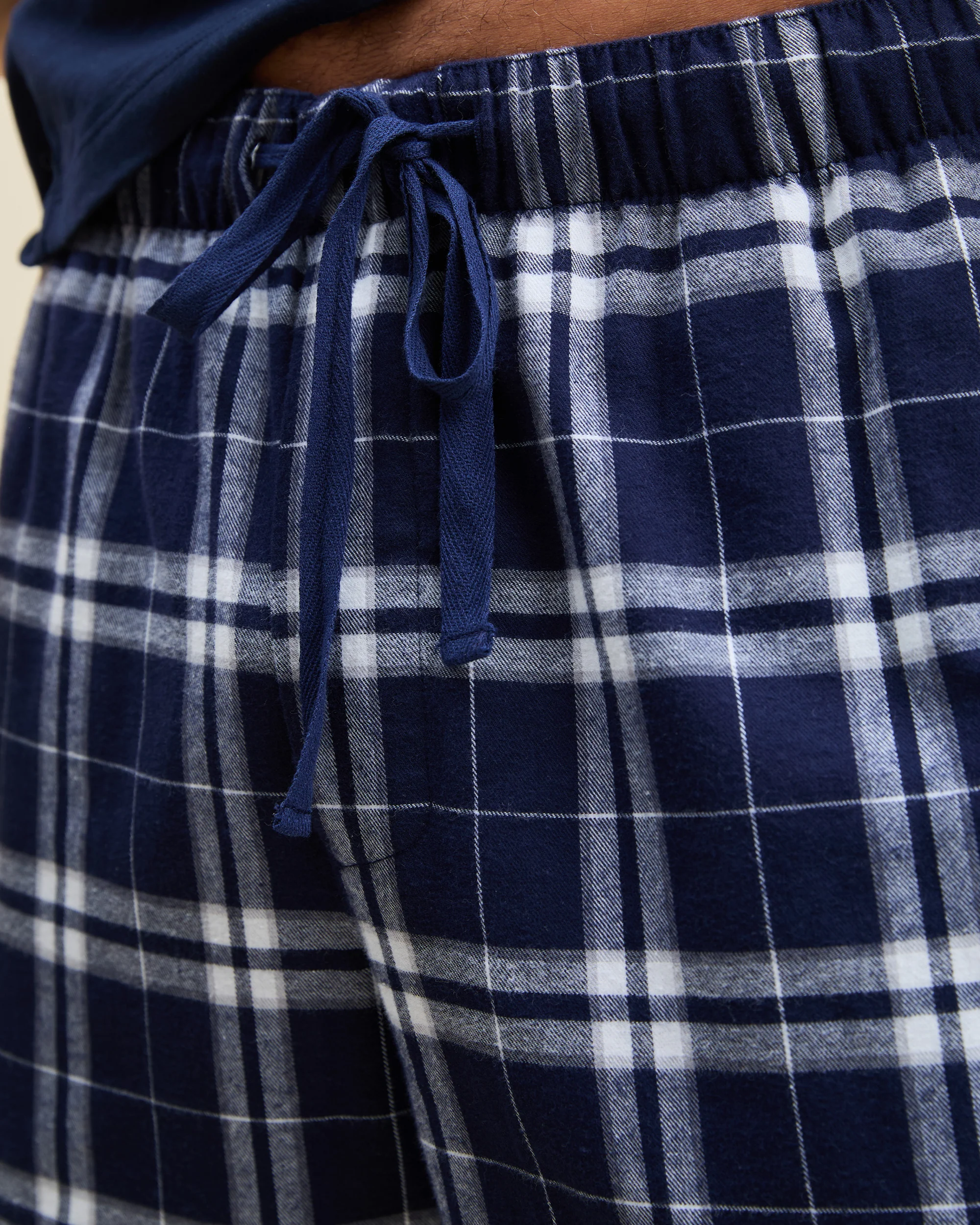 Men's Brushed Twill Pajama Pant in Oxford Tartan - Image 6