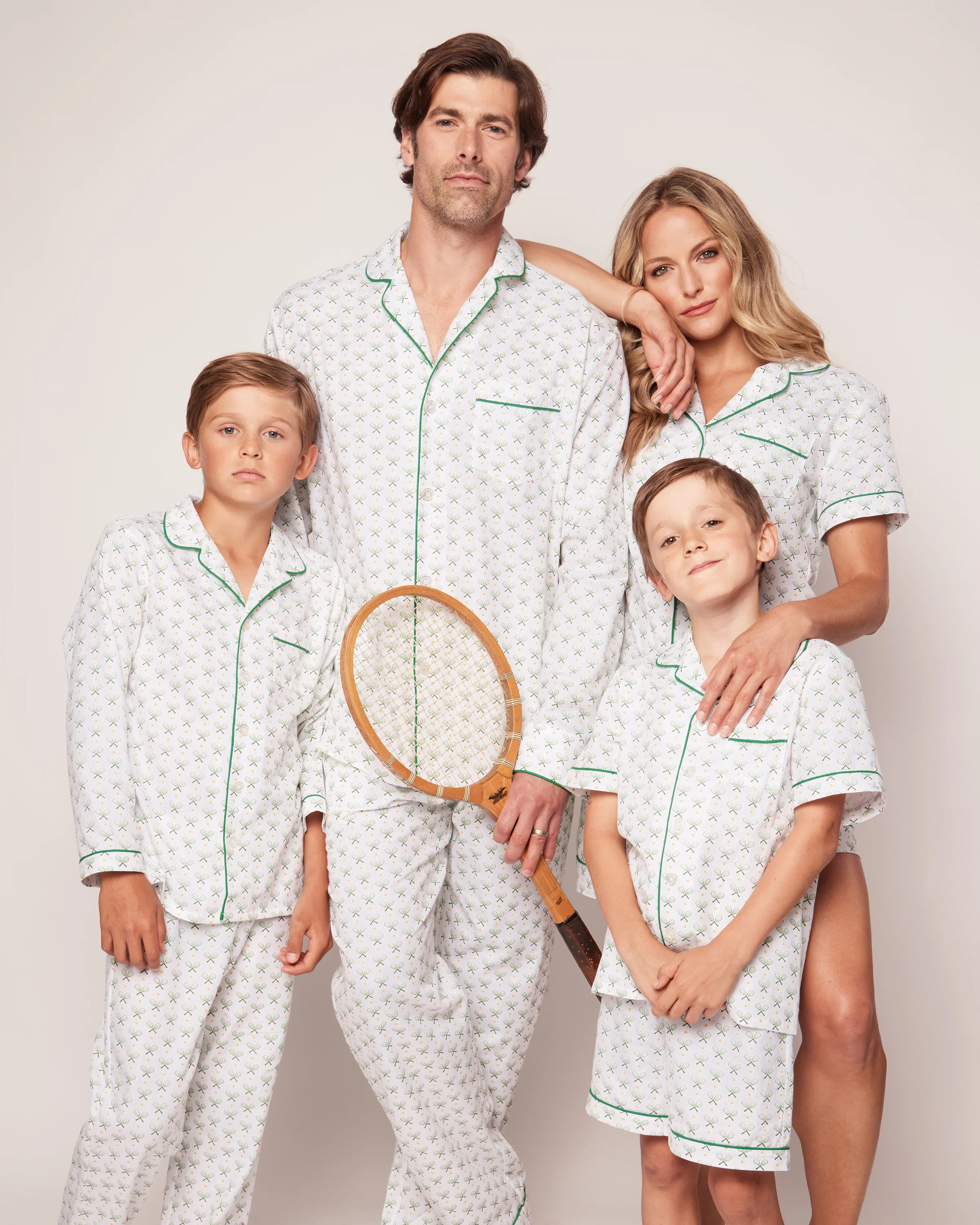 Men's Twill Pajama Set in Match Point - Image 3