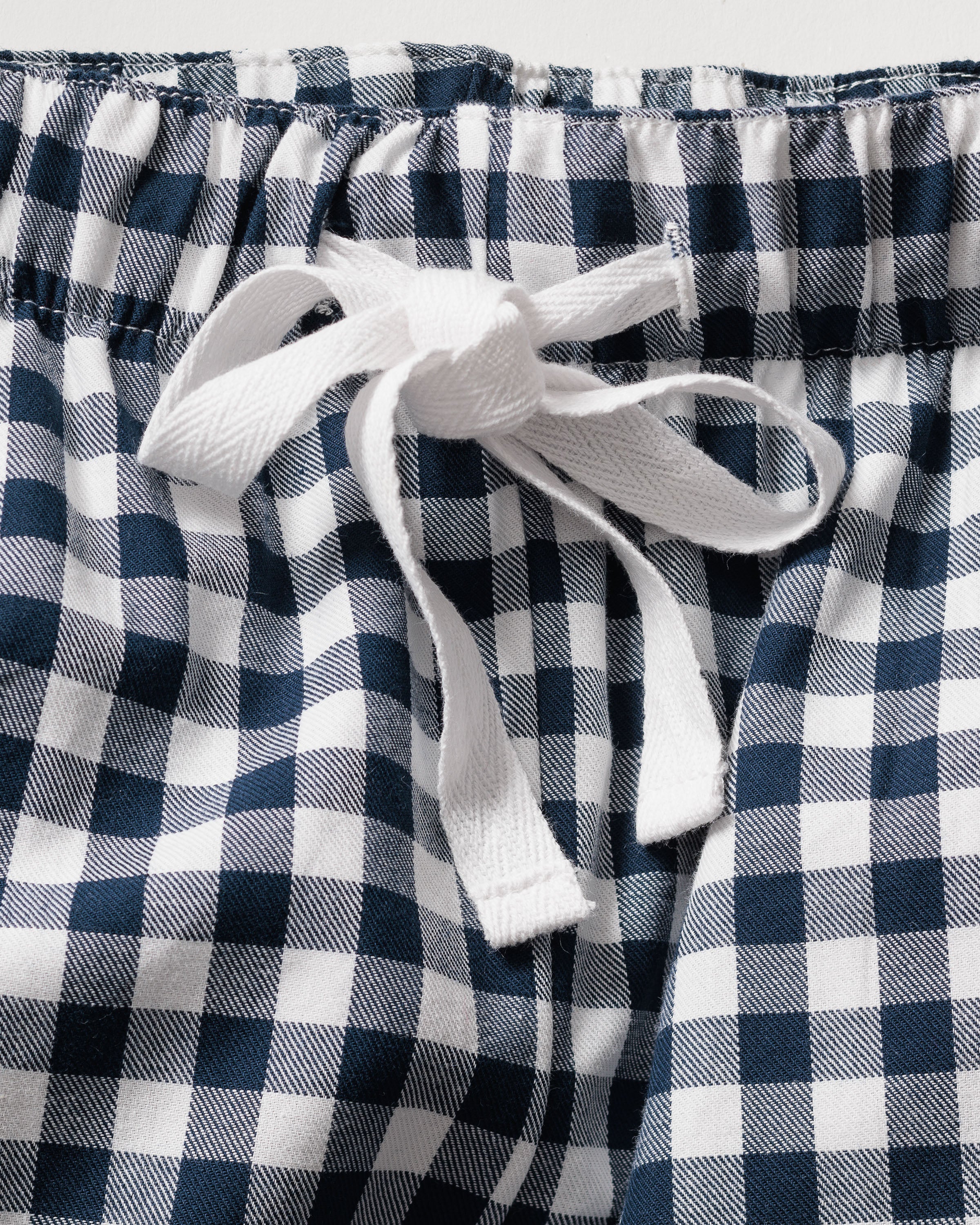 Men's Twill Pajama Pant in Navy Gingham - Image 5