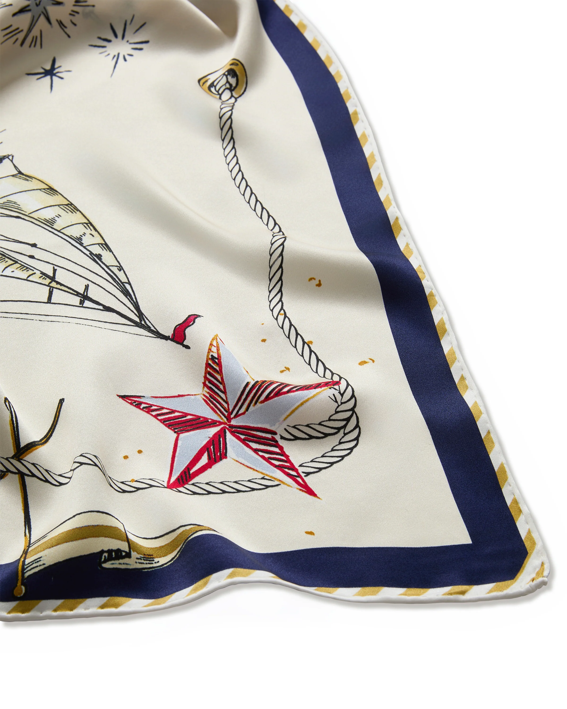 Silk Scarf in Regatta Royale - Image 6