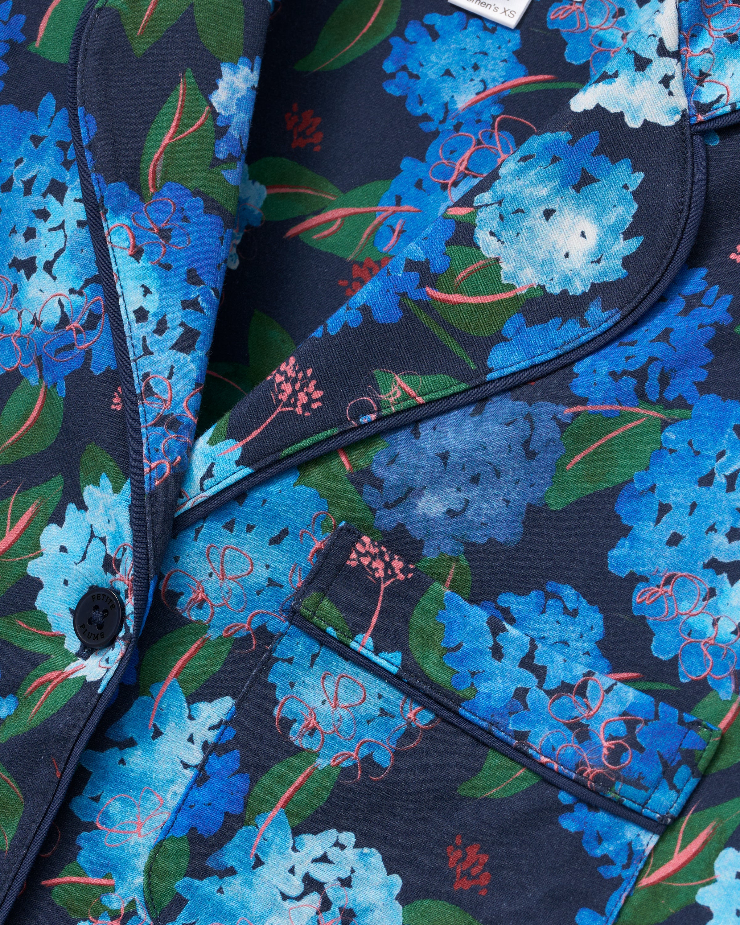 Petite Plume x Hedges Women's Pima Pajama Set in Hydrandea - Image 6