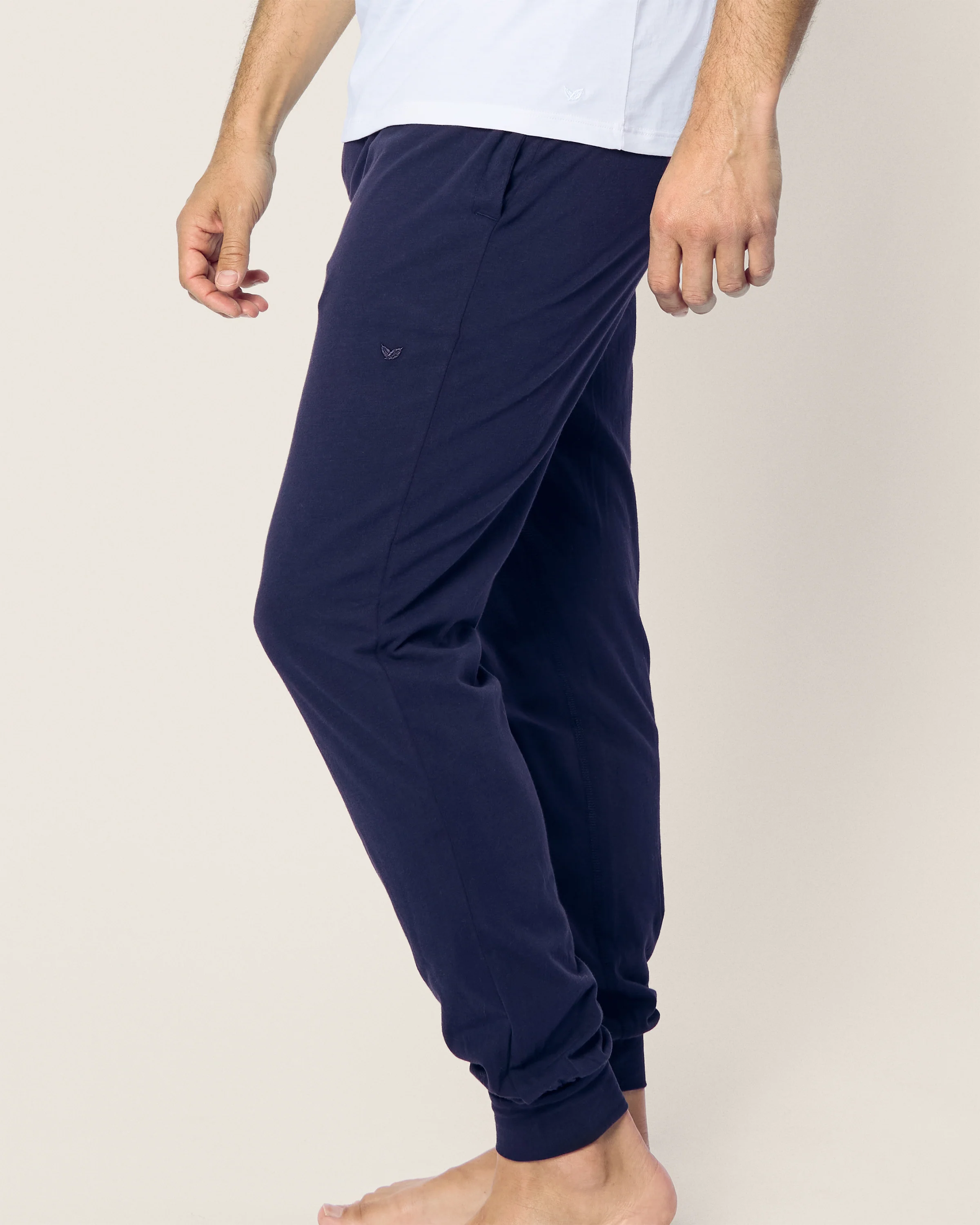 Men's Pima Pants in Navy - Image 3