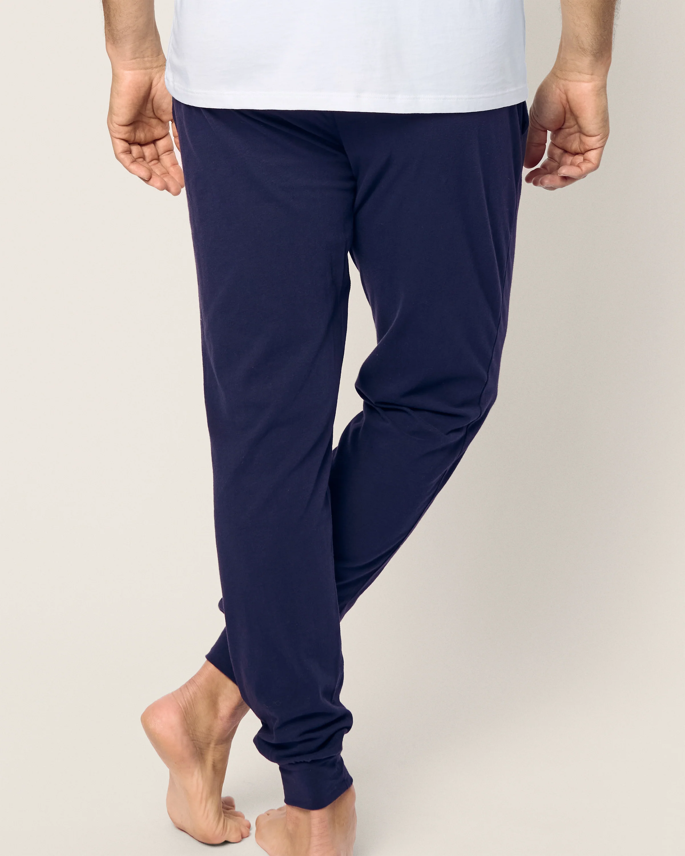 Men's Pima Pants in Navy - Image 4
