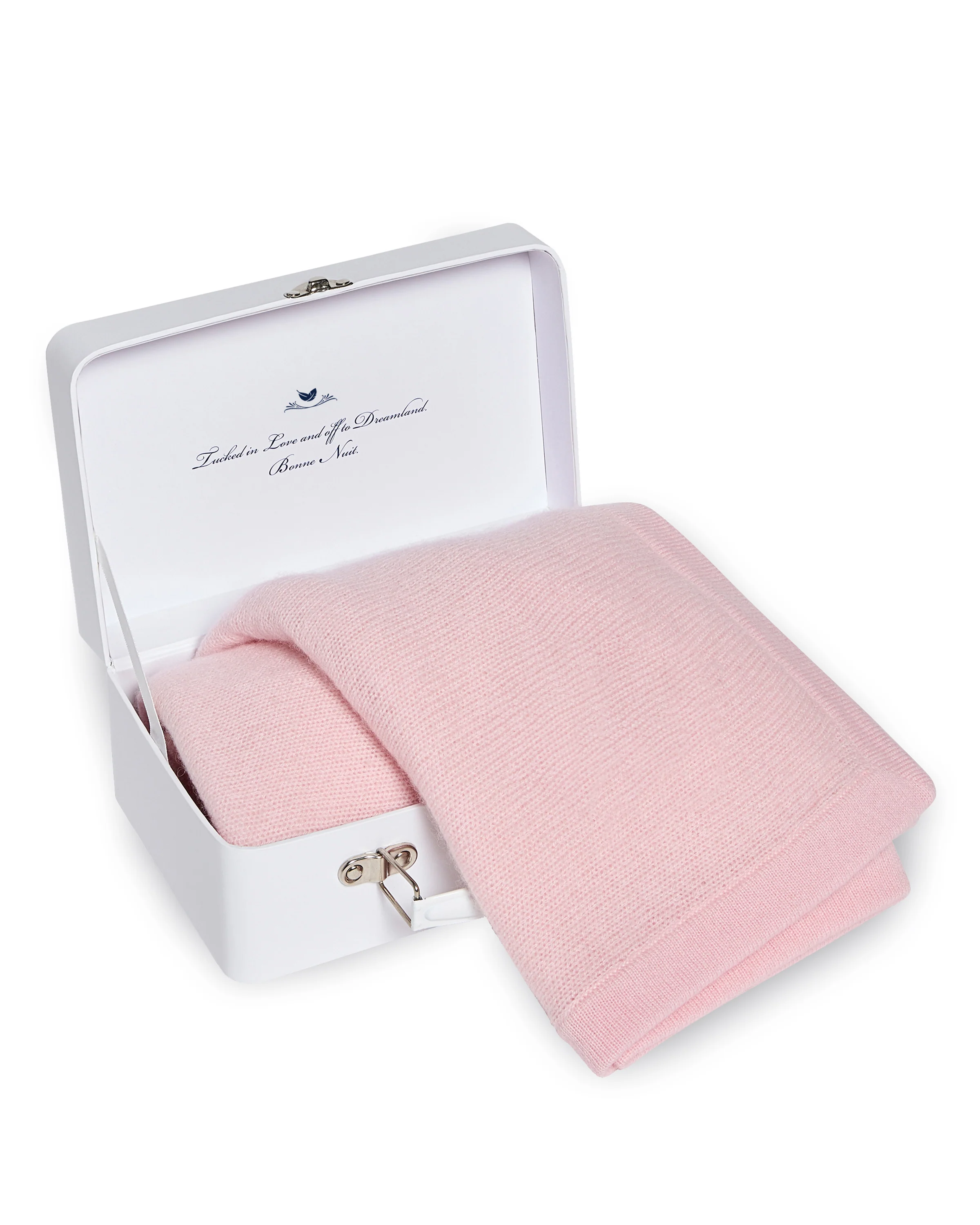 Cashmere Baby Blanket in Rose - Image 3