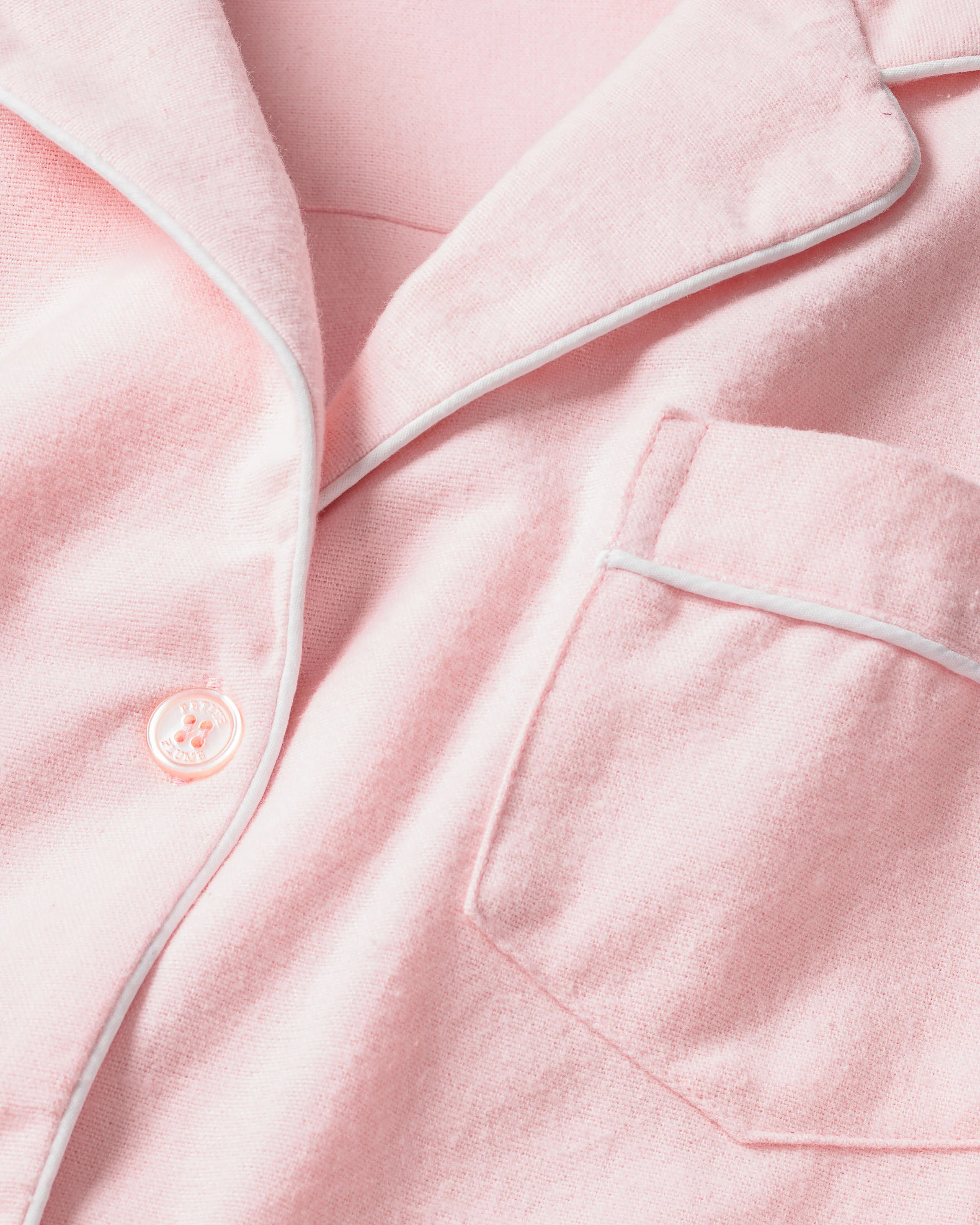 Kid's Flannel Pajama Set in Pink - Image 6