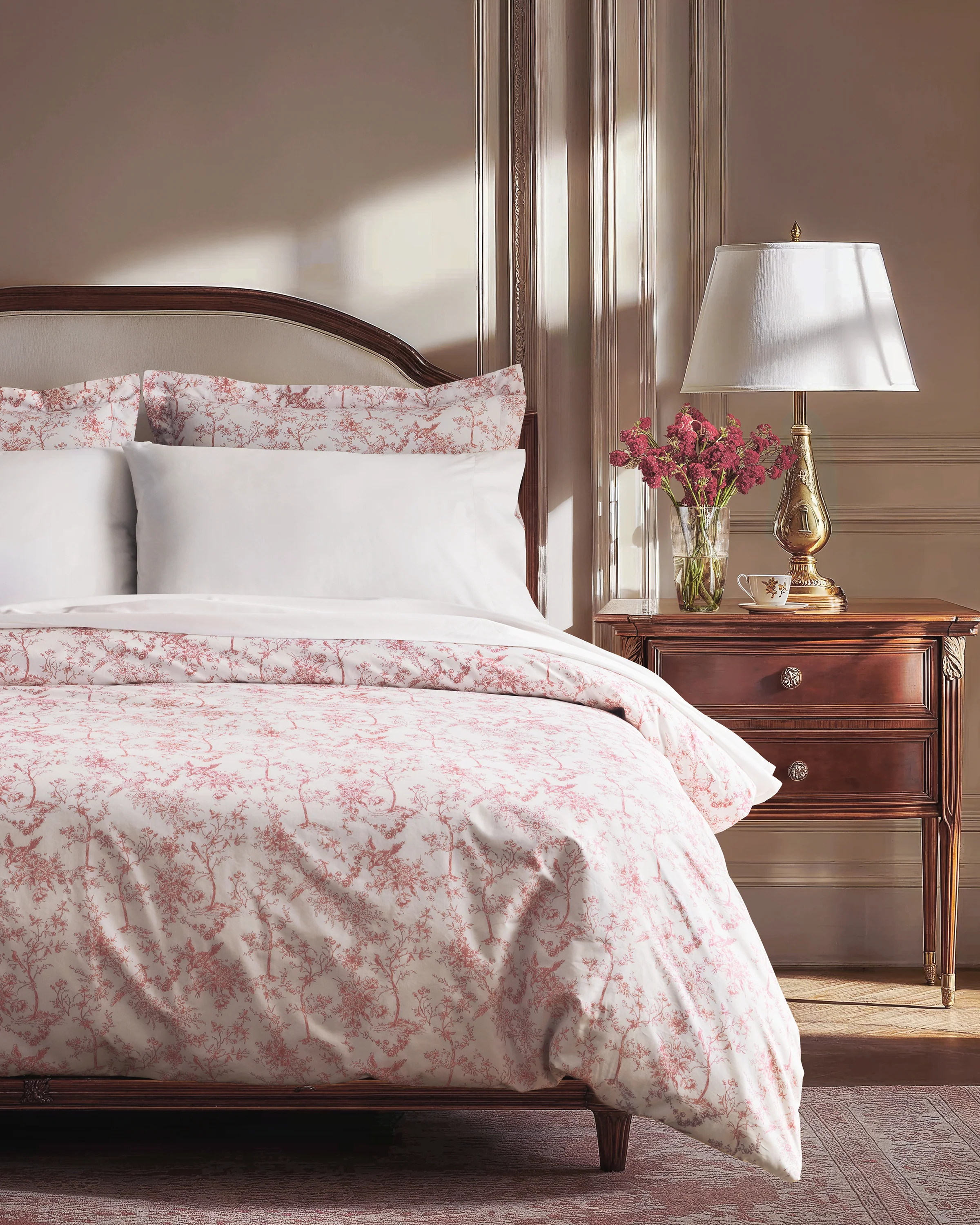 Pink Timeless Toile Bedding Set - Image 2
