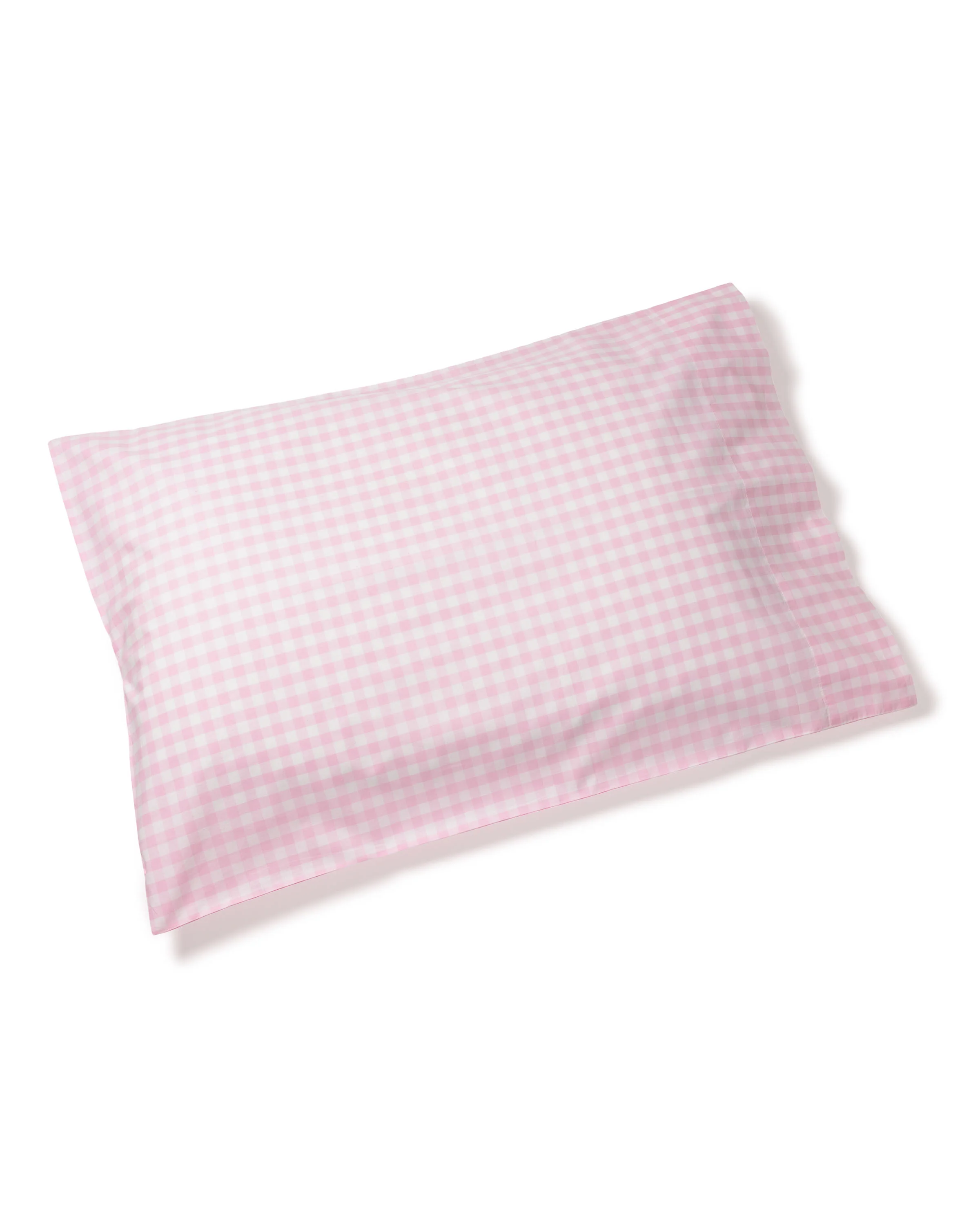 Luxe Premium Percale Bed Sheets in Pink Gingham - Image 3