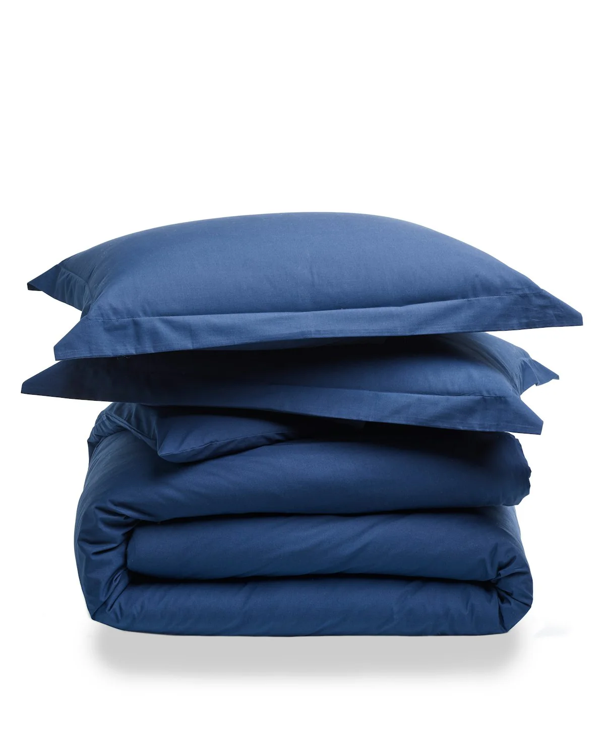 Luxe Premium Percale Duvet Set in Navy