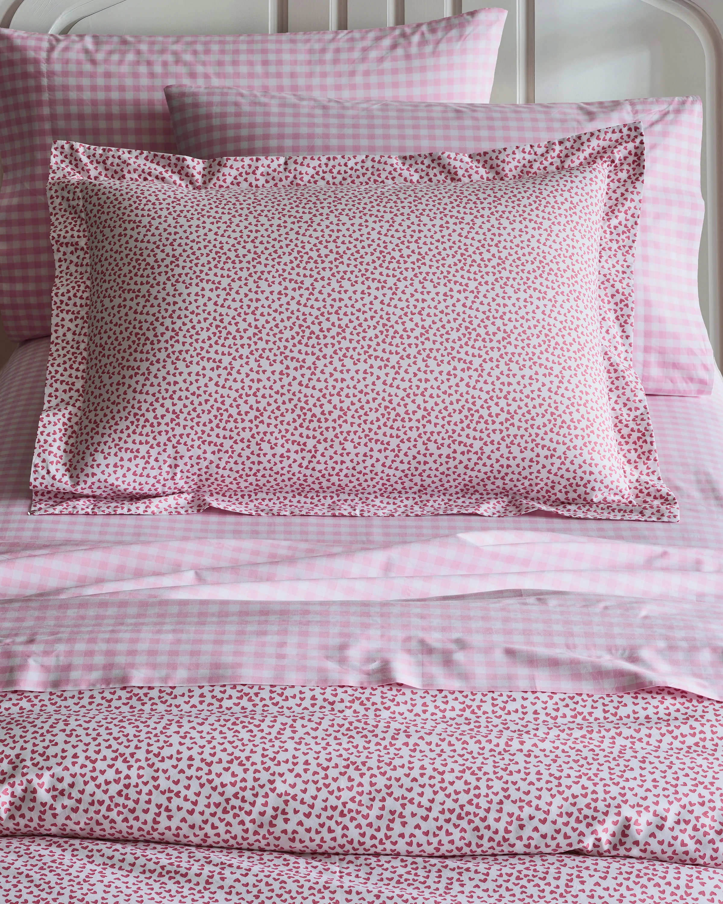 Luxe Premium Percale Duvet Set in Sweethearts - Image 4