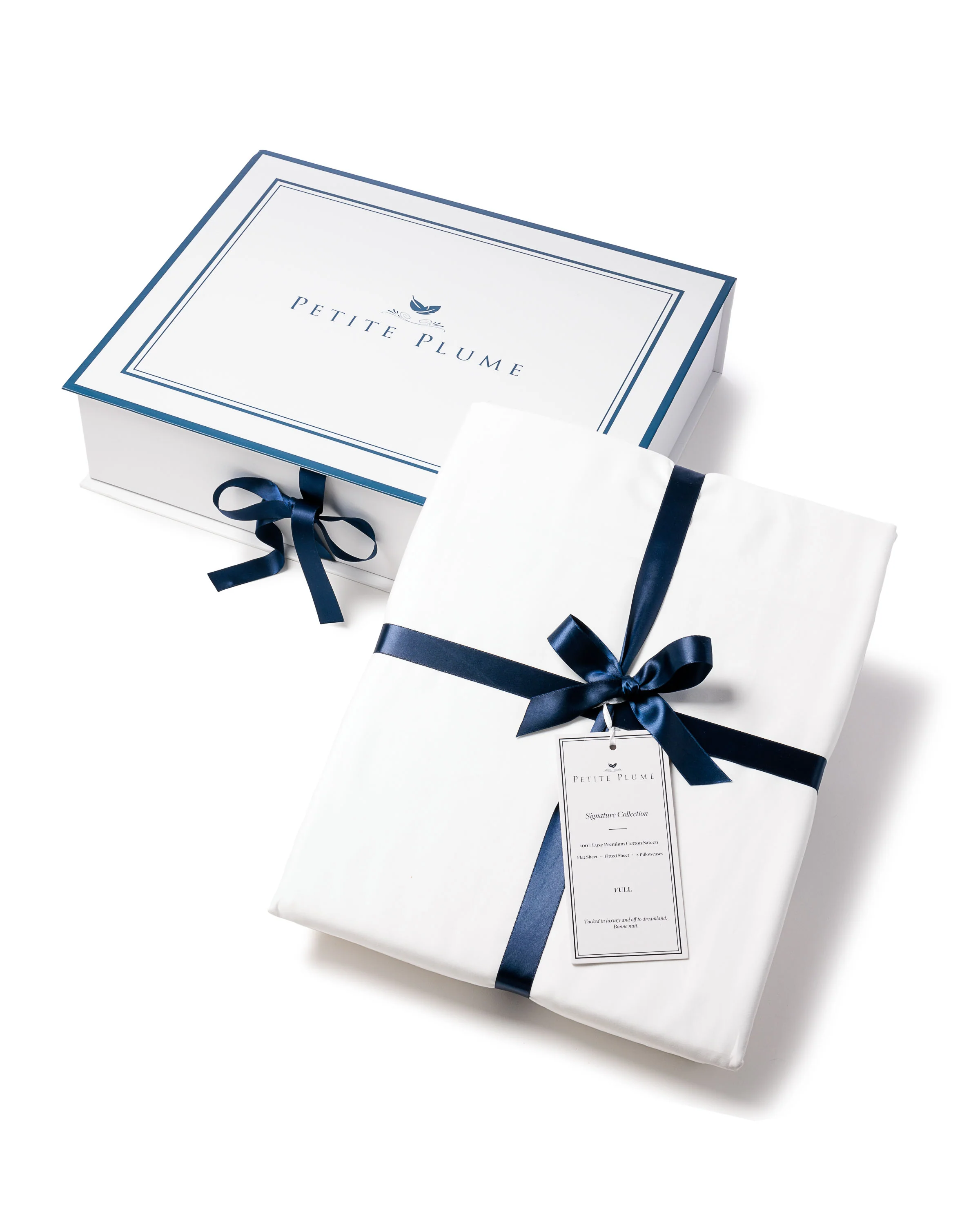 Signature Luxe Sateen Bed Sheets in White - Image 8
