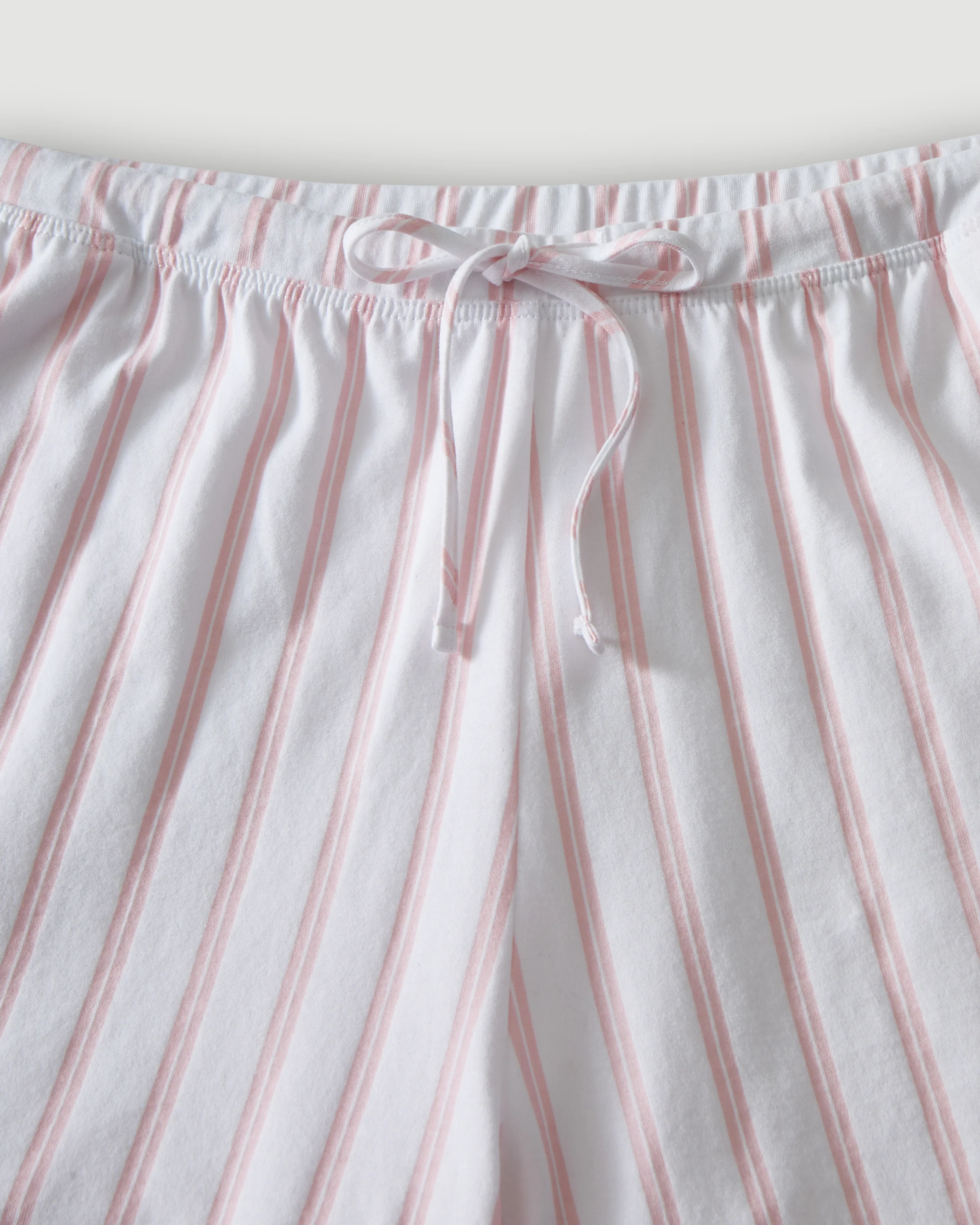 The Olivia Pima Short Set in Pink Stripe - Image 7
