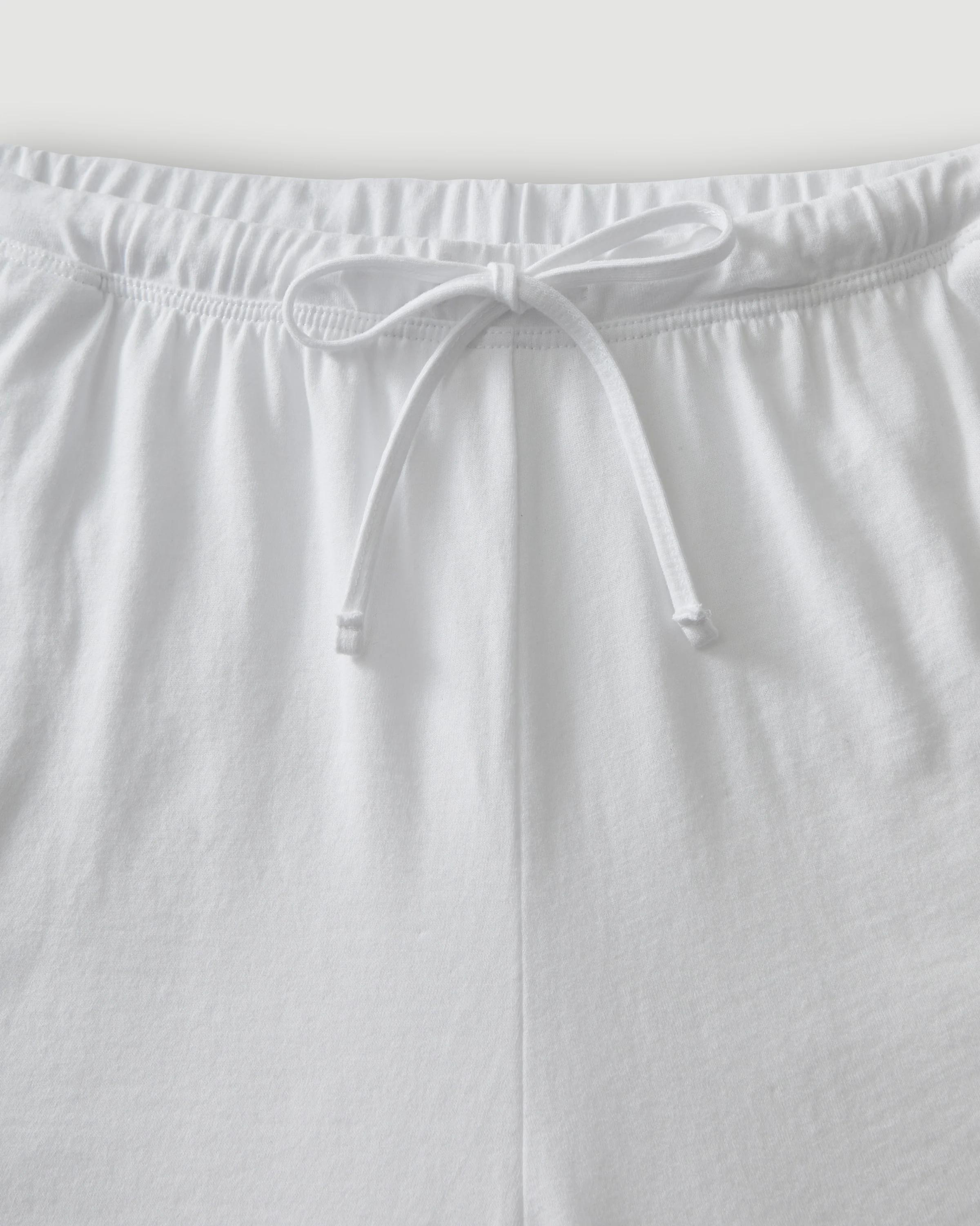 The Olivia Pima Short Set in White - Image 5
