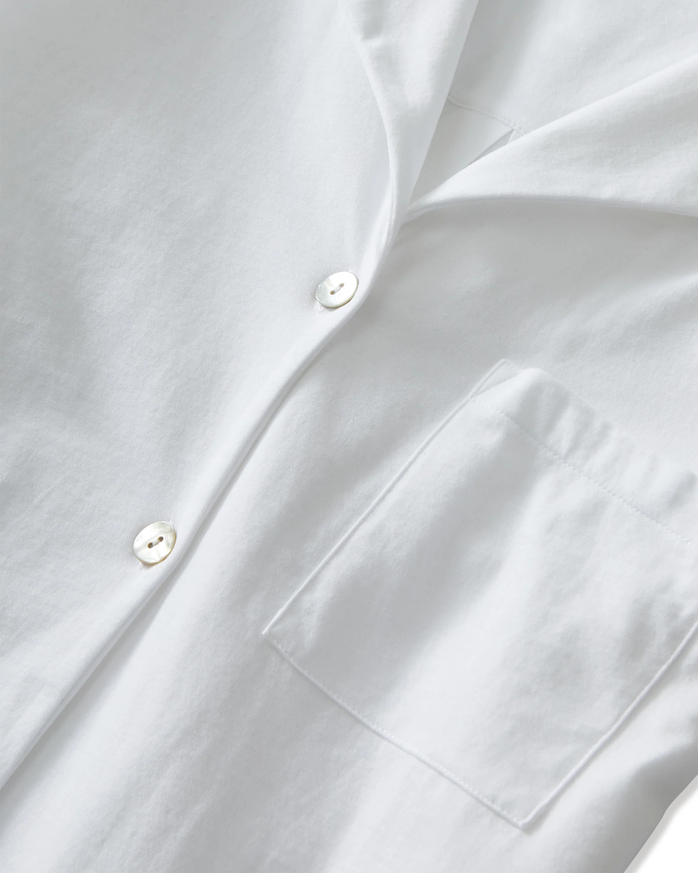 The Olivia Pima Short Set in White - Image 6