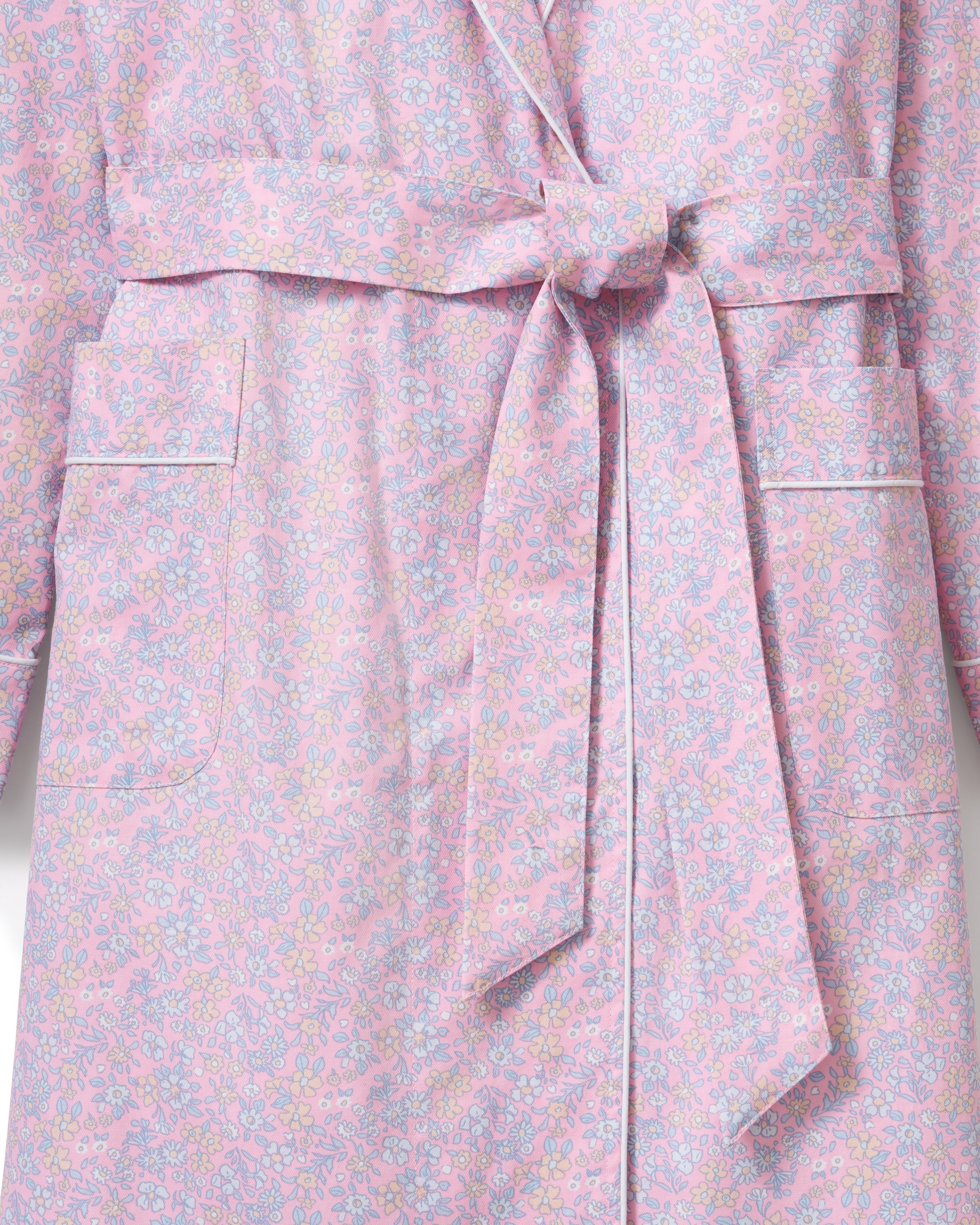 Women’s Twill Robe in Fleur Blush - Image 6