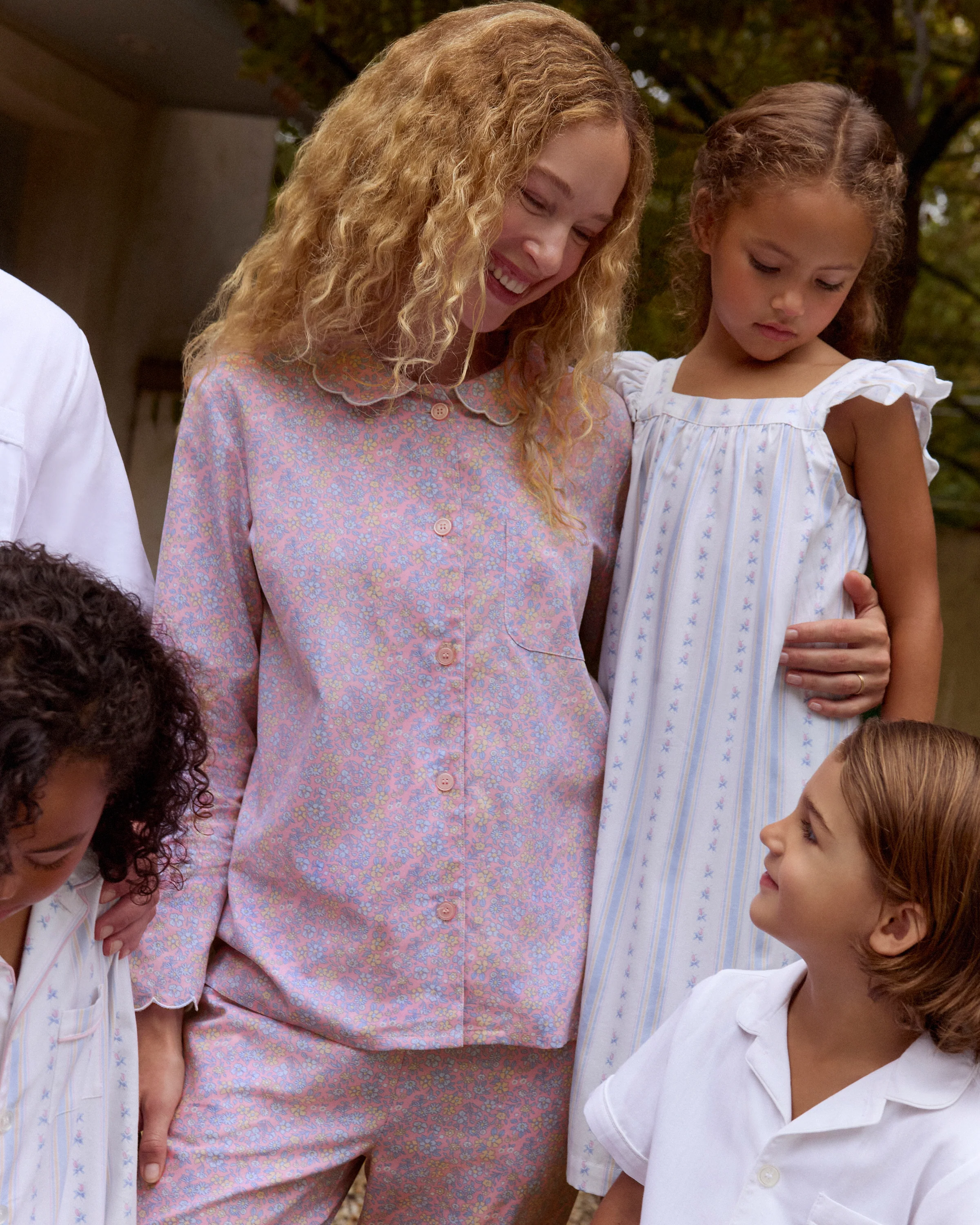 Women's Twill Colette Pajama Set in Fleur Blush - Image 5