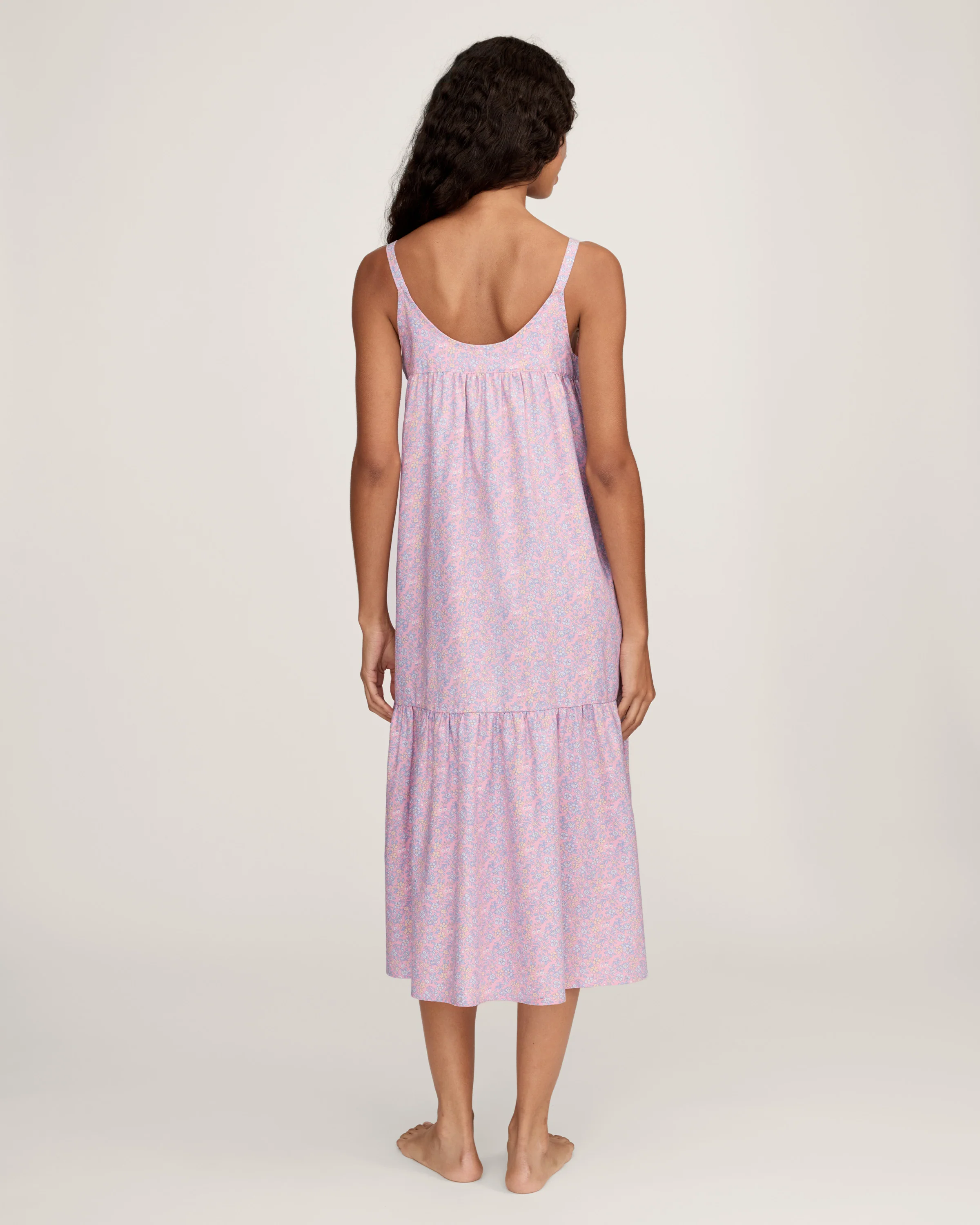 Women's Twill Chloé Nightgown in Fleur Blush - Image 4