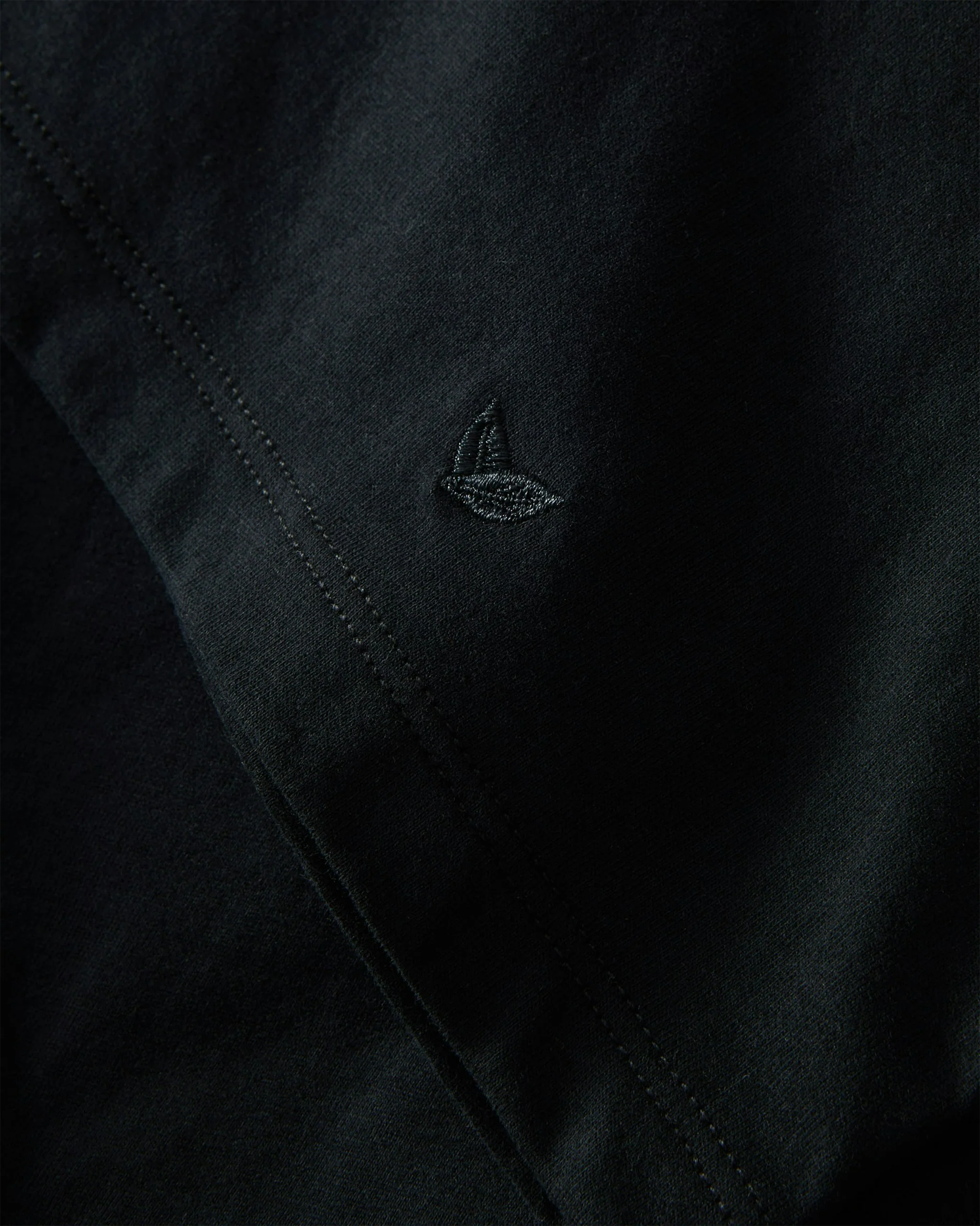 Women's Pima Essential Crew Neck Tee in Black - Image 6
