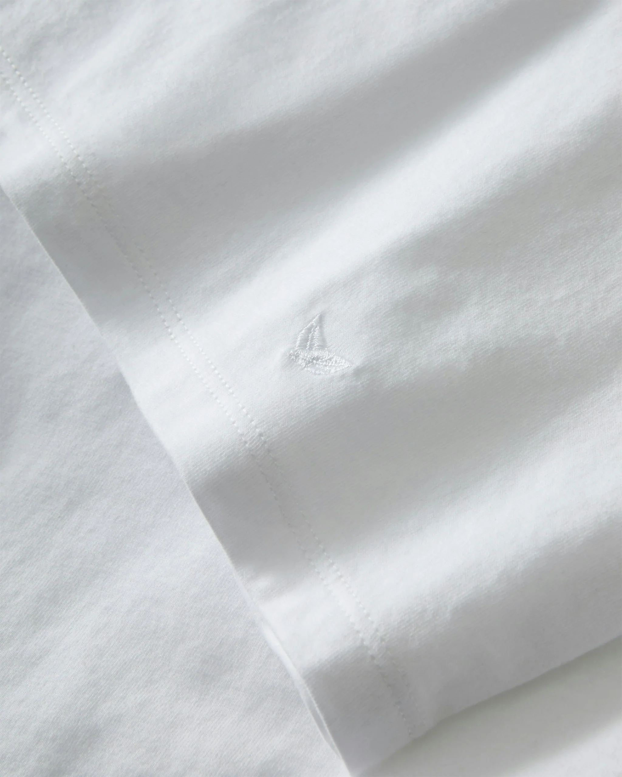 Women's Pima Essential Crew Neck Tee in White - Image 8